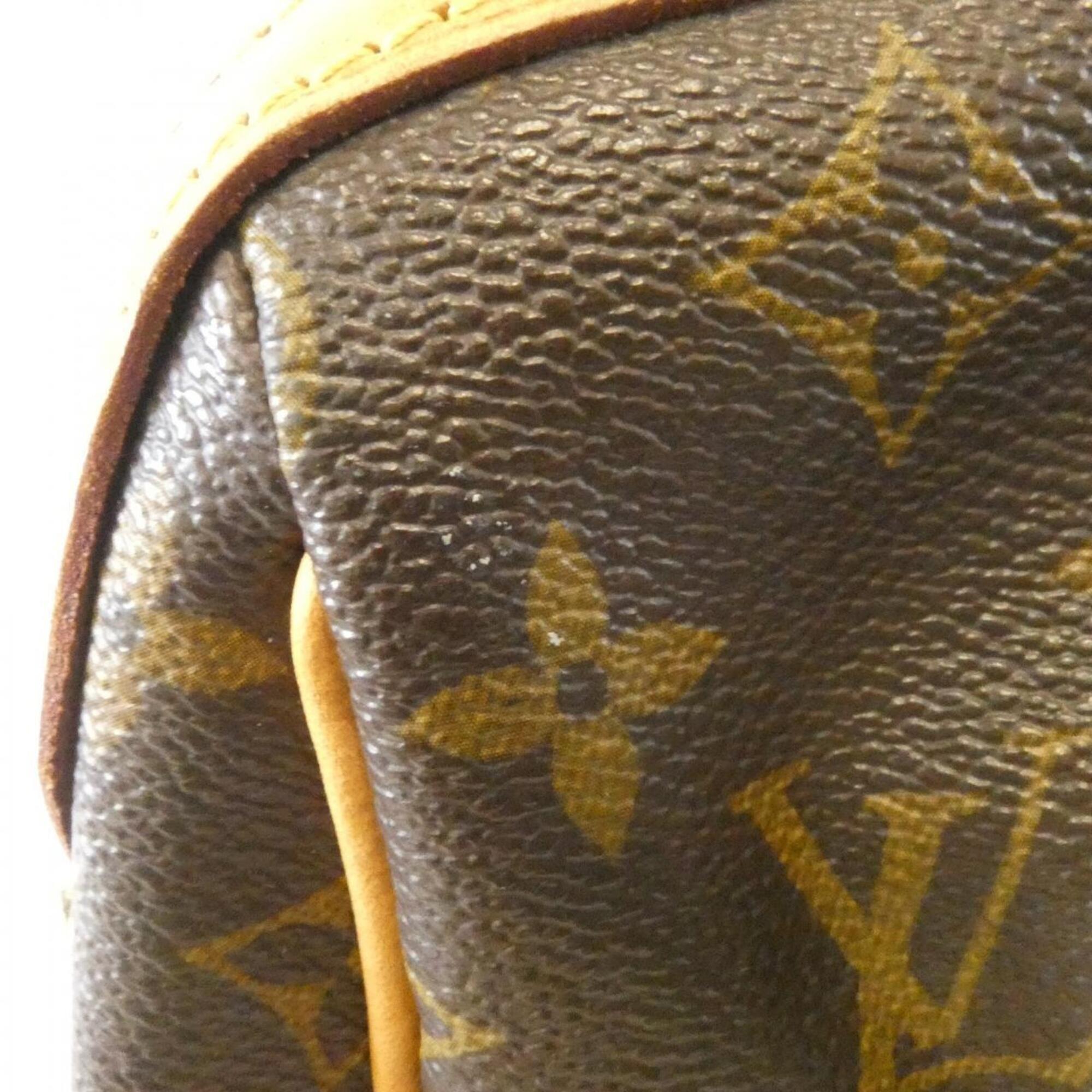 Louis Vuitton Marron Coated Canvas Handbag (Pre-Owned)