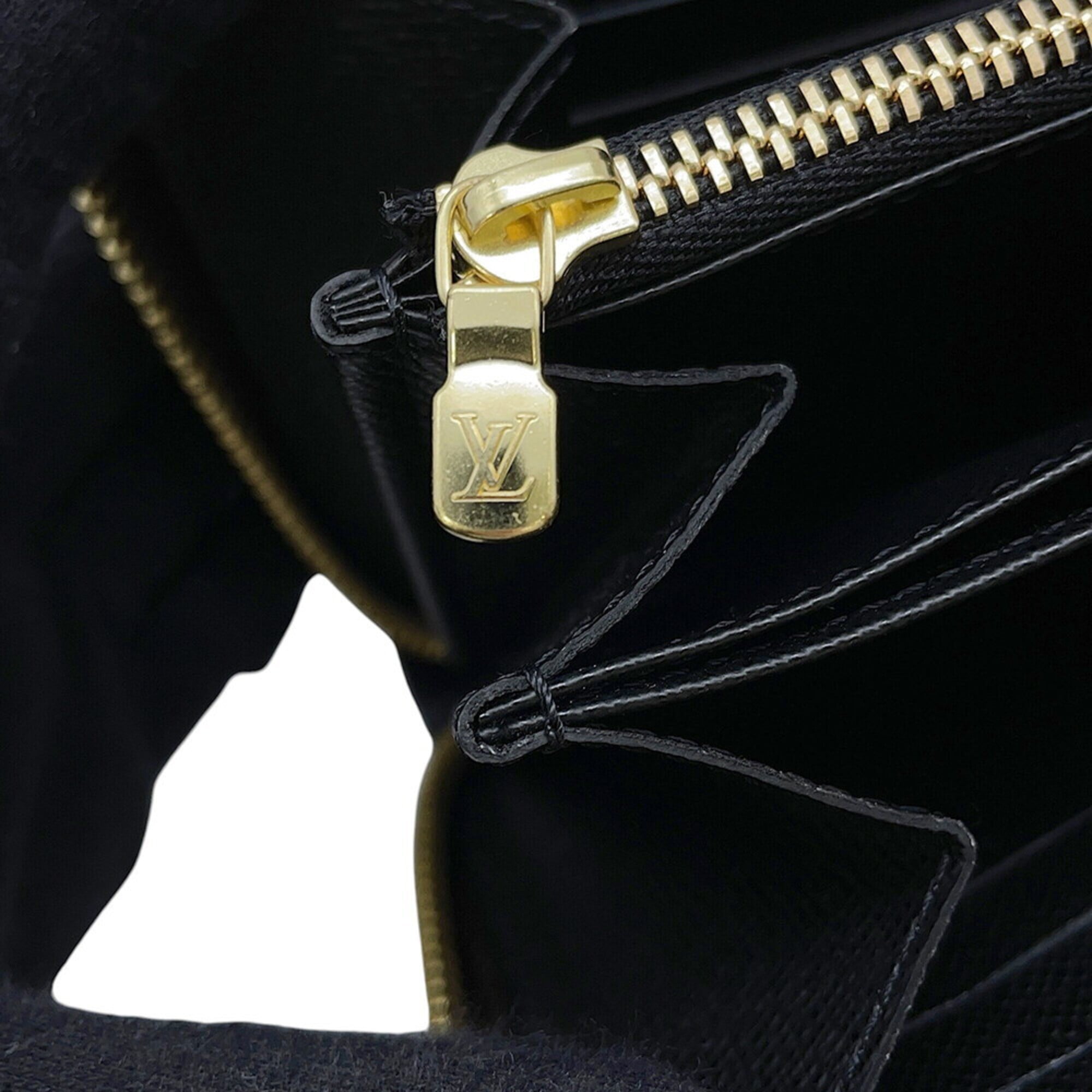 Louis Vuitton Monogram Reverse Noir Monogram Reverse Long Wallet (Bi-Fold) (Pre-Owned)