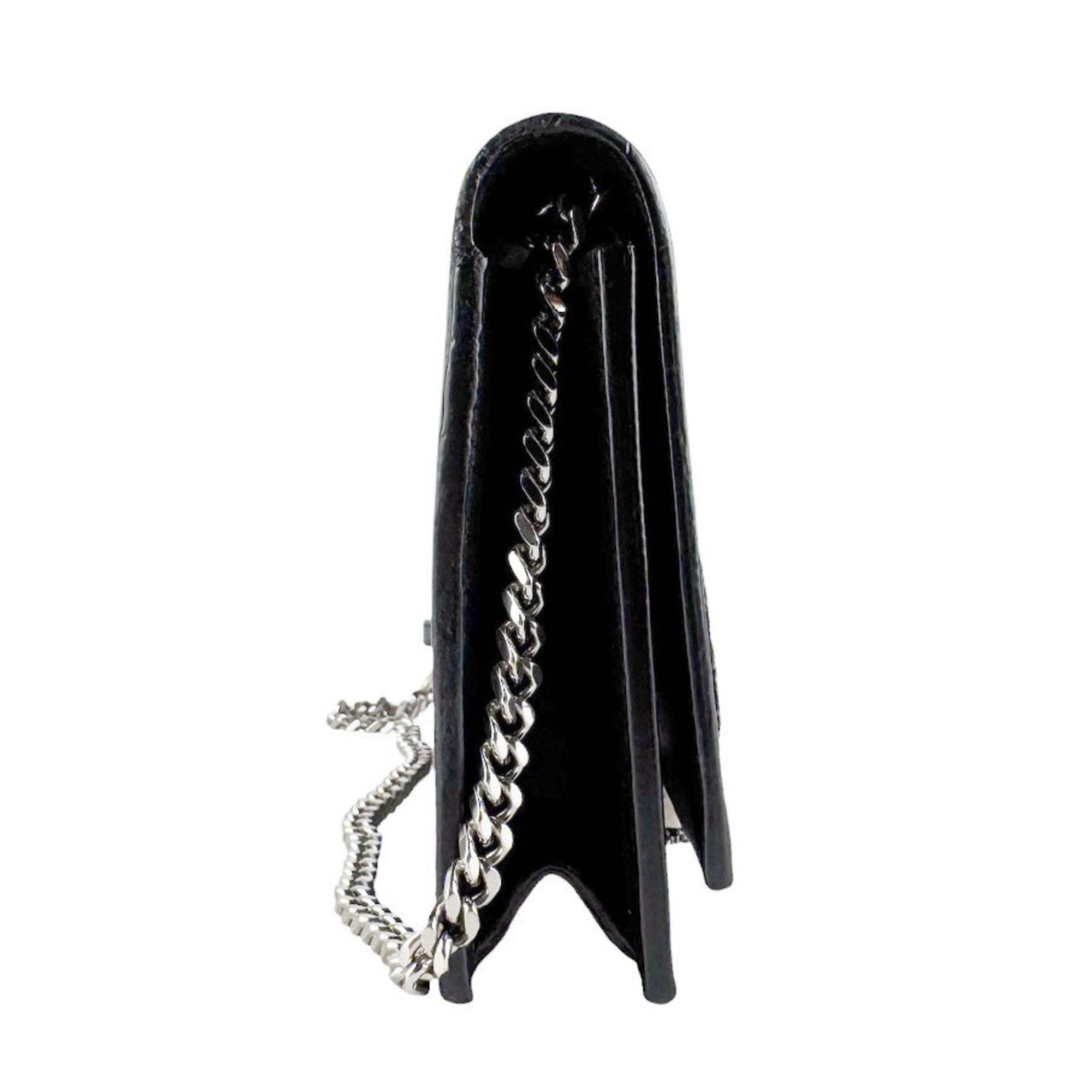 Saint Laurent Black Leather Shoulder Bag (Pre-Owned)