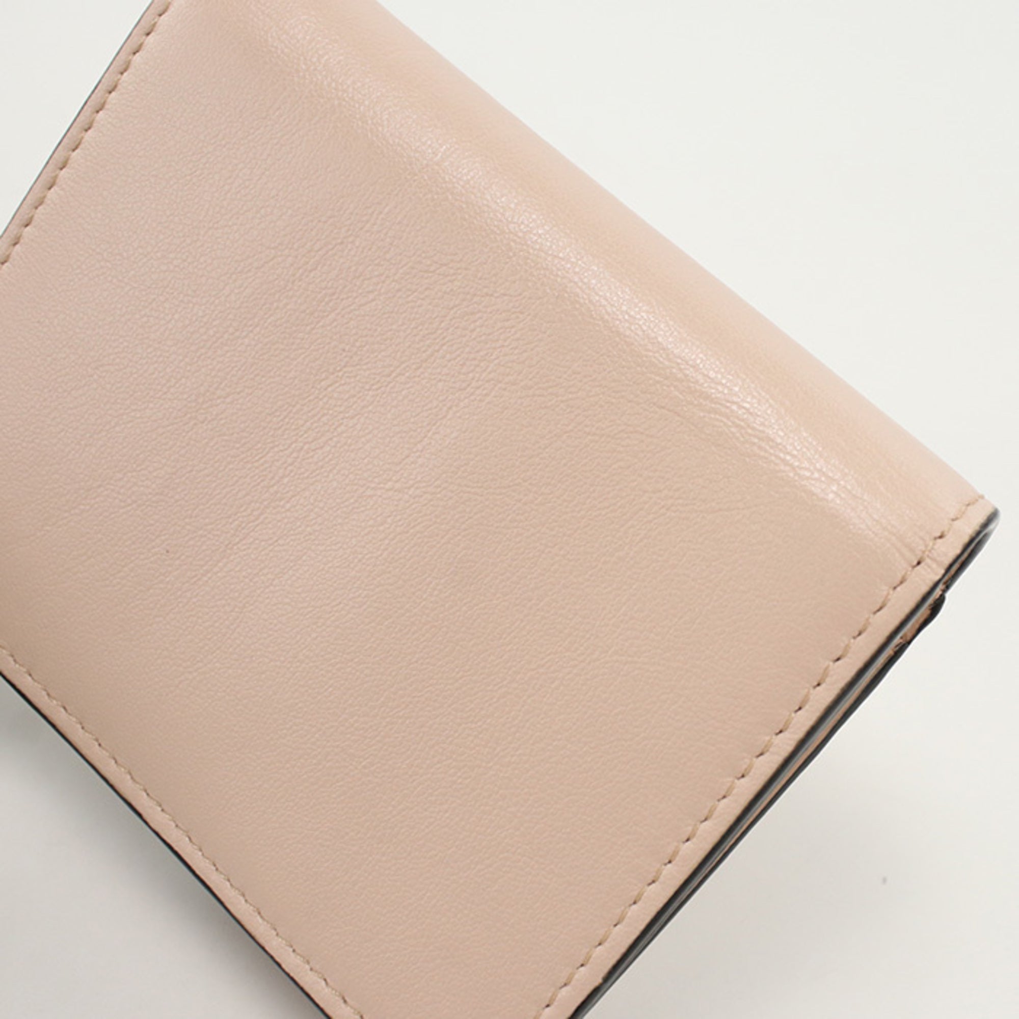 Fendi Pink Leather Wallet (Bi-Fold) (Pre-Owned)