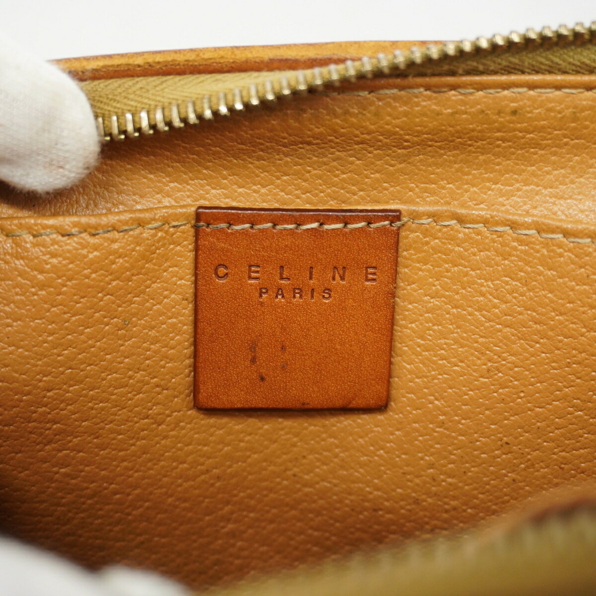 Celine Brown Pvc Pouch (Pre-Owned)