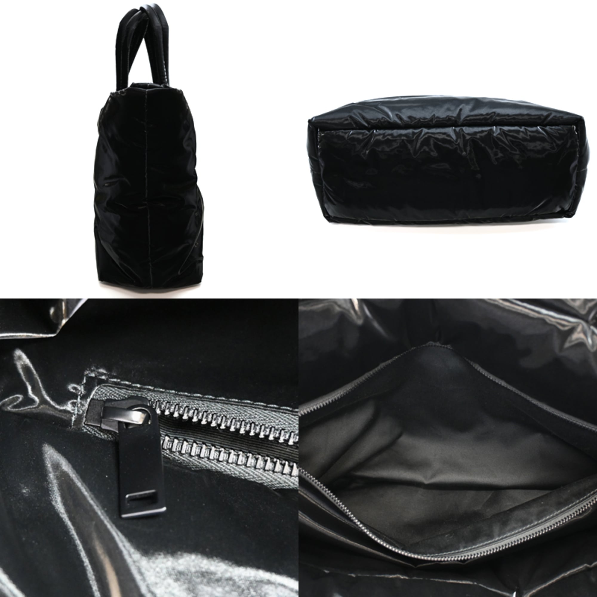 Saint Laurent Black Nylon Tote Bag (Pre-Owned)