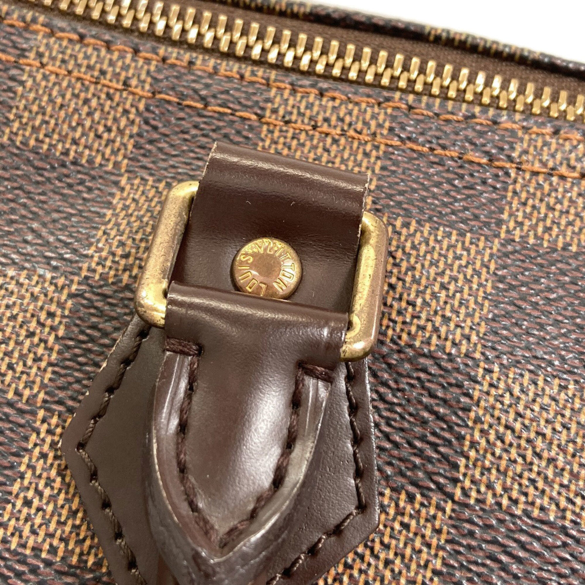 Louis Vuitton Damier Canvas Ebene Damier Canvas Handbag (Pre-Owned)
