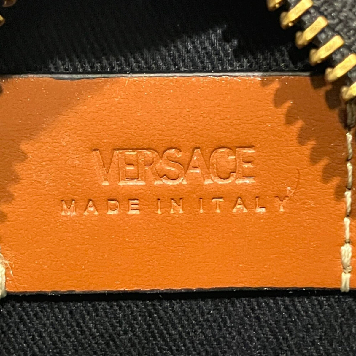 Versace Brown Pvc Fanny Pack (Pre-Owned)