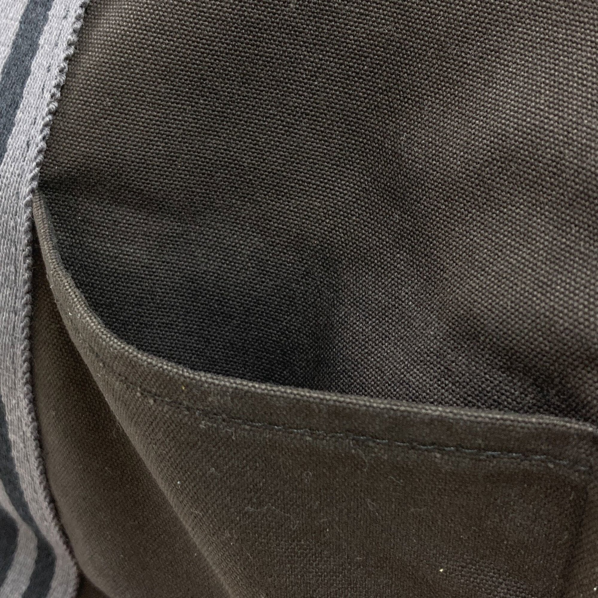 Hermes Gray Canvas Tote Bag (Pre-Owned)