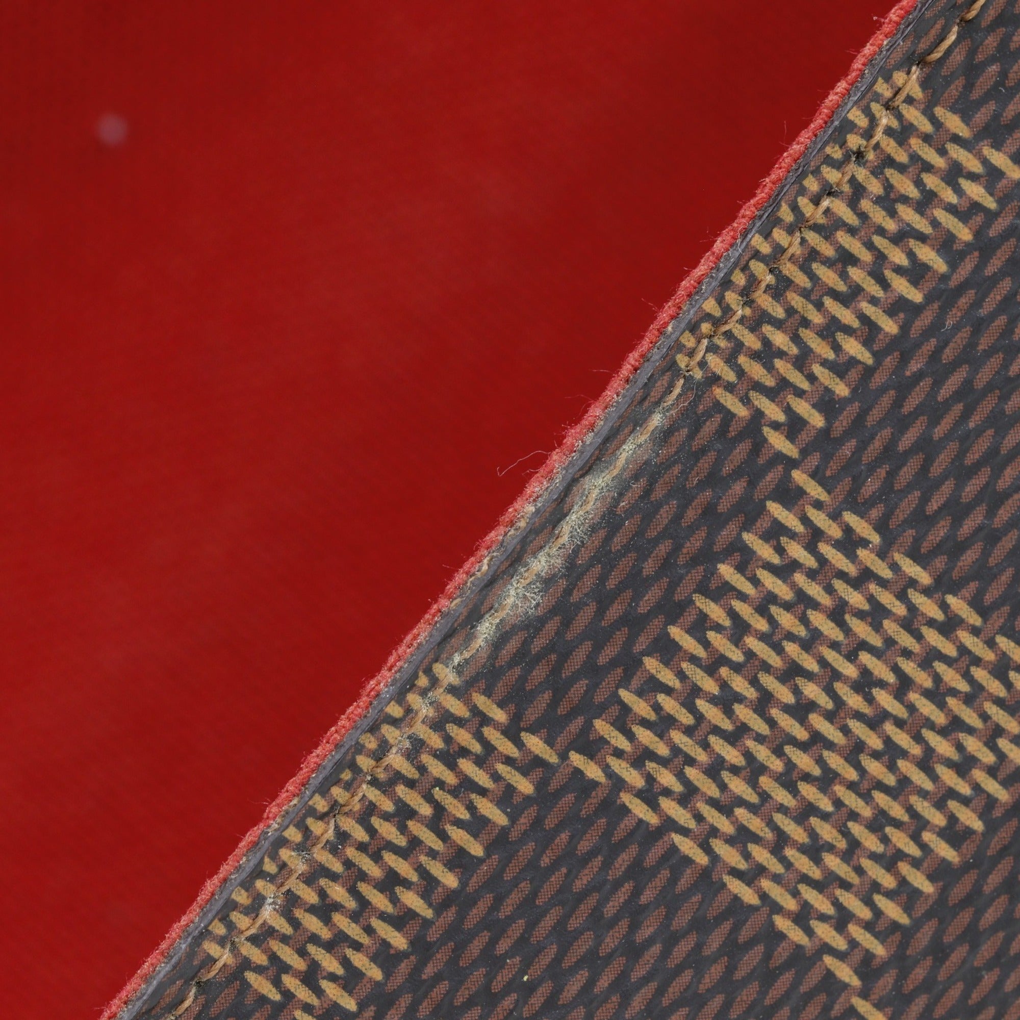 Louis Vuitton Brown Damier Canvas Pochette Pouch Shoulder Bag (Pre-Owned)