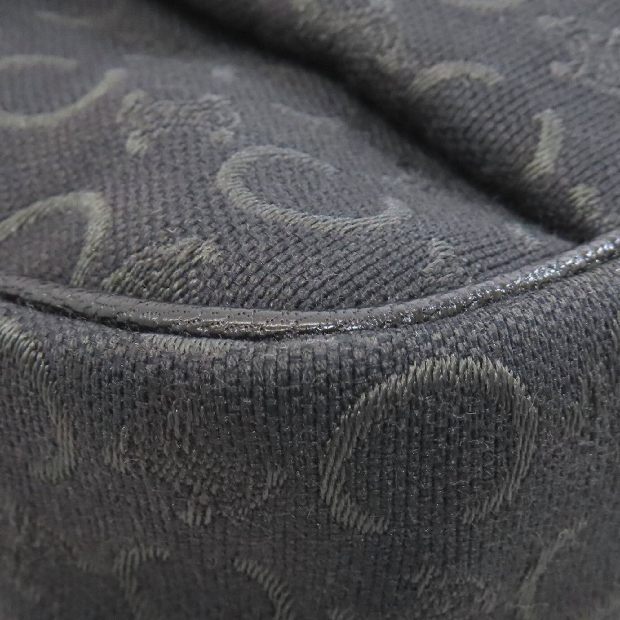 Celine Black Canvas Shoulder Bag (Pre-Owned)
