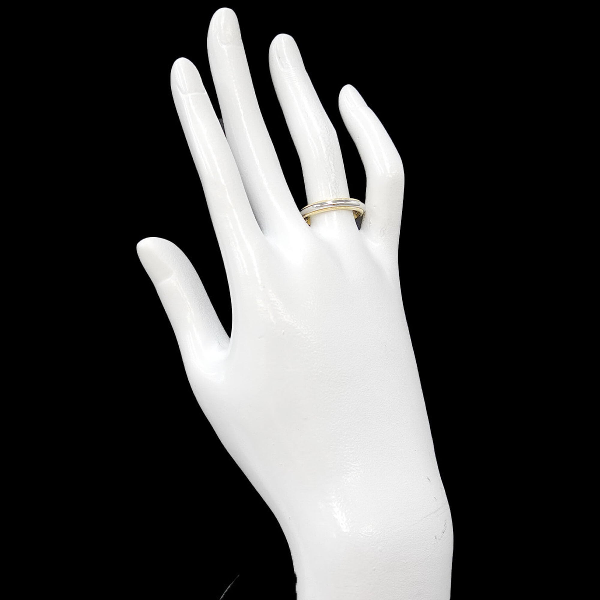 Tiffany Yellow Gold (18K) Platinum 950 Band Ring (Pre-Owned)