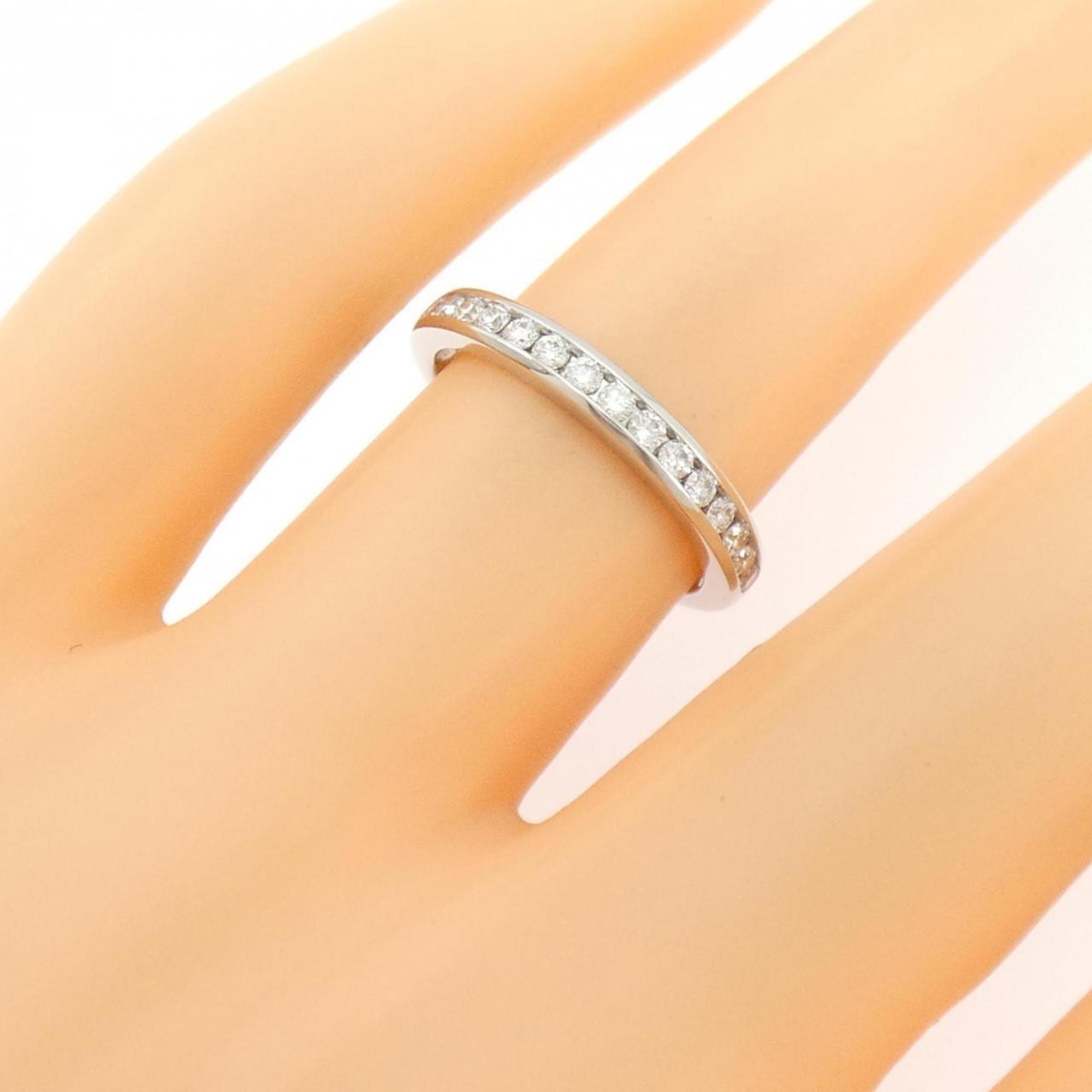 Tiffany Platinum Platinum 950 Band Ring (Pre-Owned)
