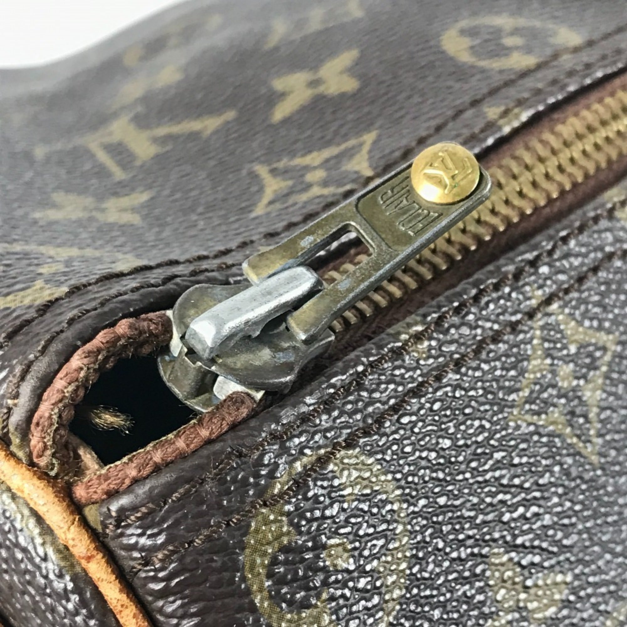 Louis Vuitton Brown Monogram Canvas Boston Bag Handbag (Pre-Owned)