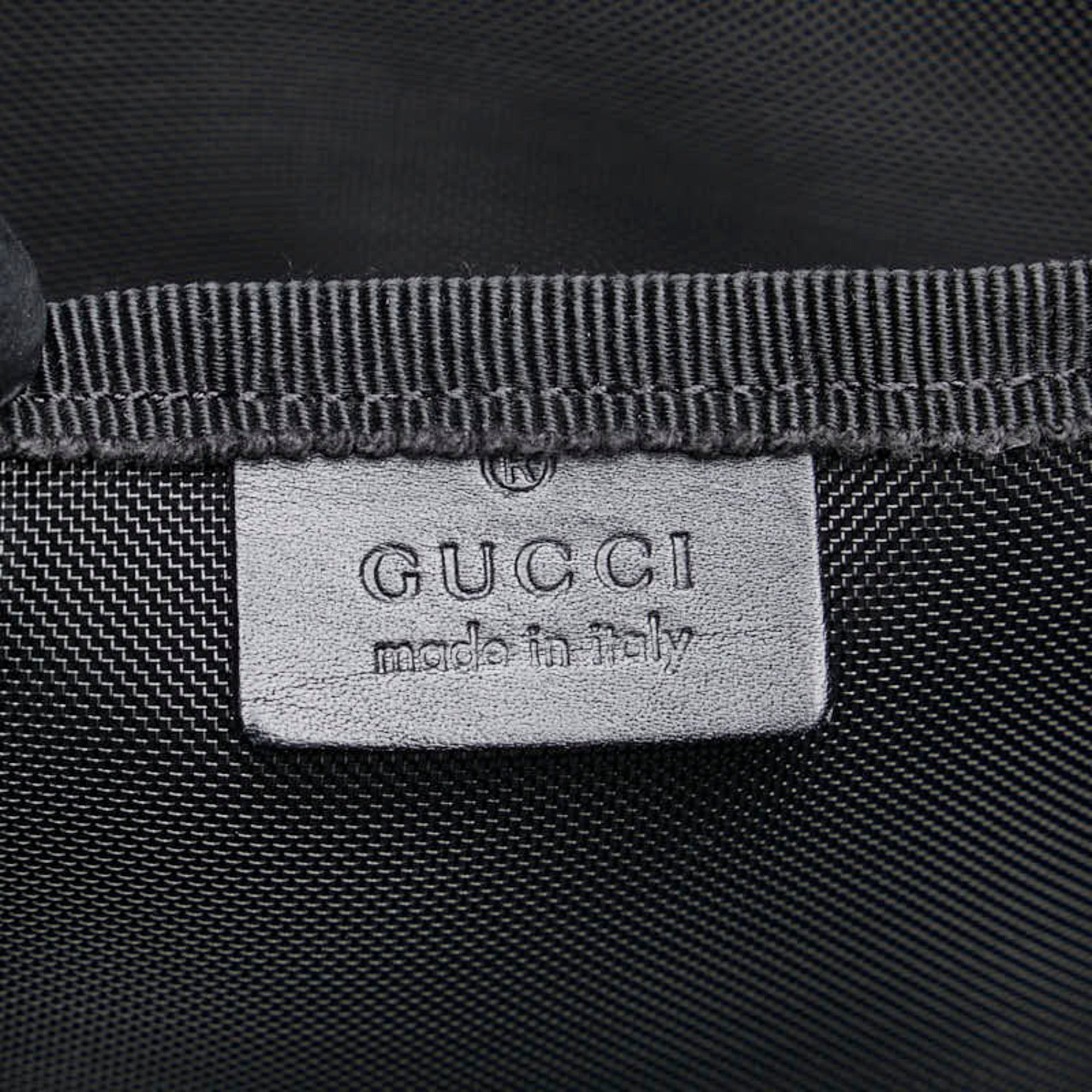 Gucci Black Canvas Tote Bag (Pre-Owned)