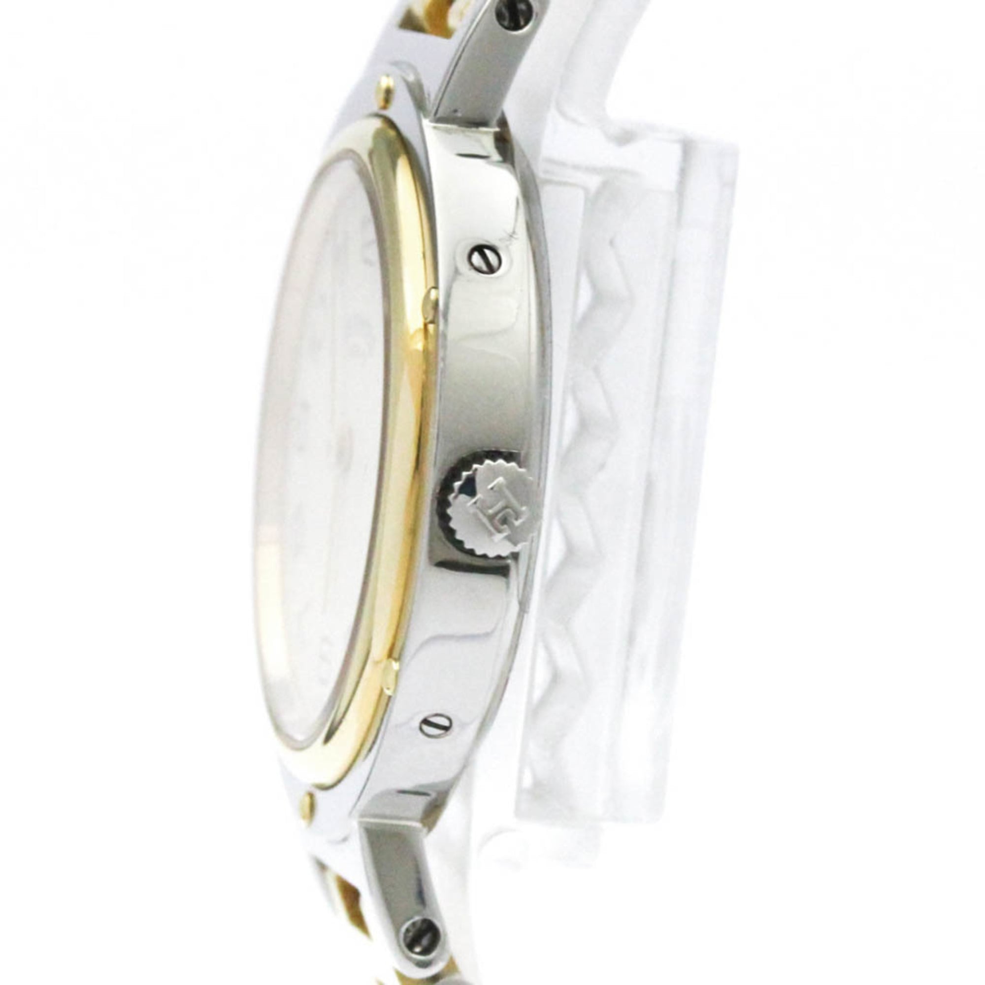 Hermes Clipper Quartz Watch Stainless Steel With Plated Metal Watch (Pre-Owned)