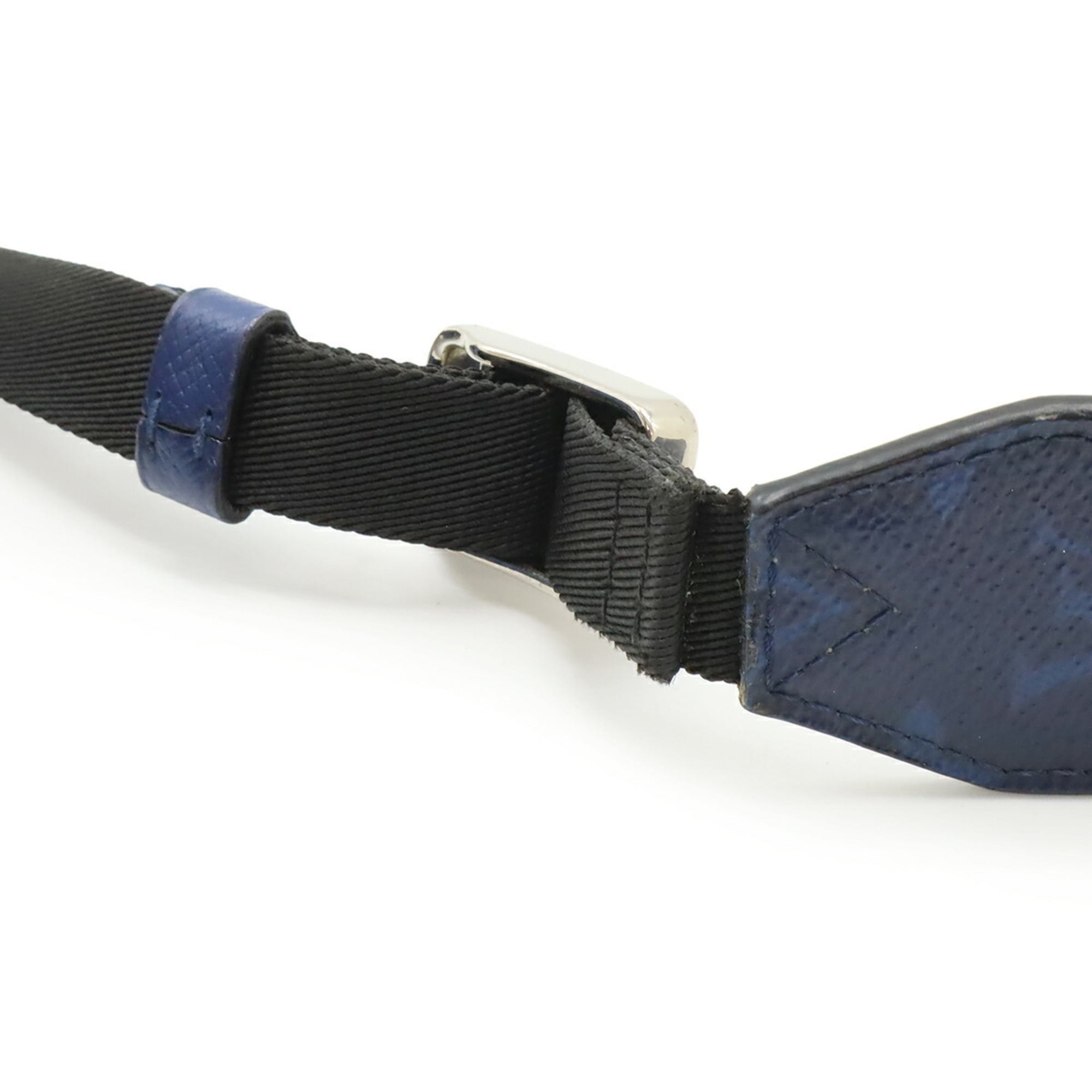 Louis Vuitton Cobalt Monogram Canvas Pvc Coated Canvas Taiga Leather Leather Messenger Bag Shoulder Bag (Pre-Owned)