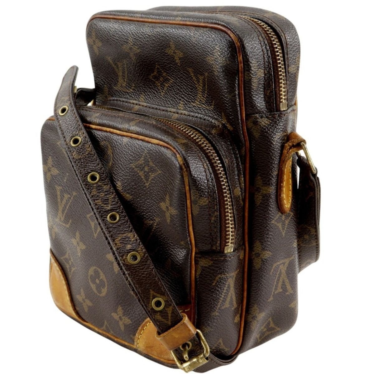 Louis Vuitton Brown Damier Canvas Shoulder Bag (Pre-Owned)