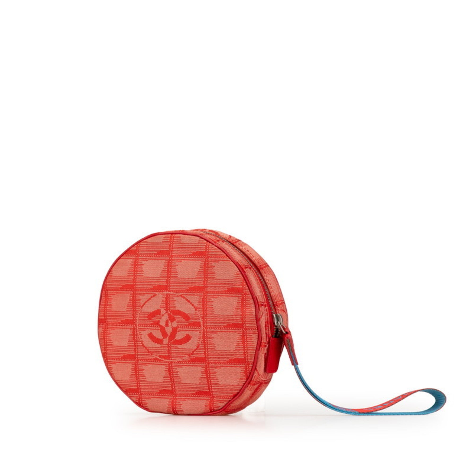 Chanel New Travel Line Red Color New Travel Line Pouch (Pre-Owned)