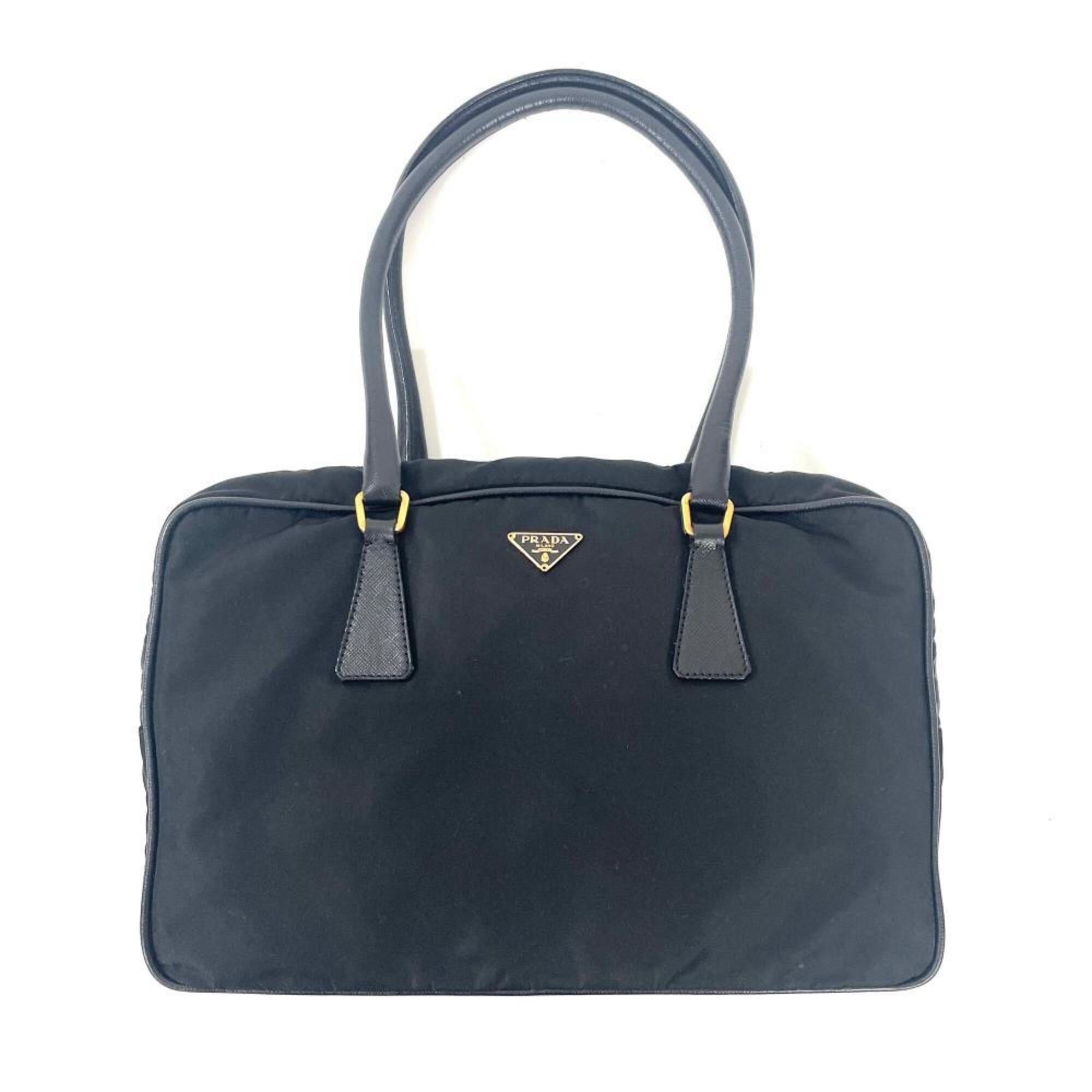 Prada Black Nylon Tote Bag (Pre-Owned)