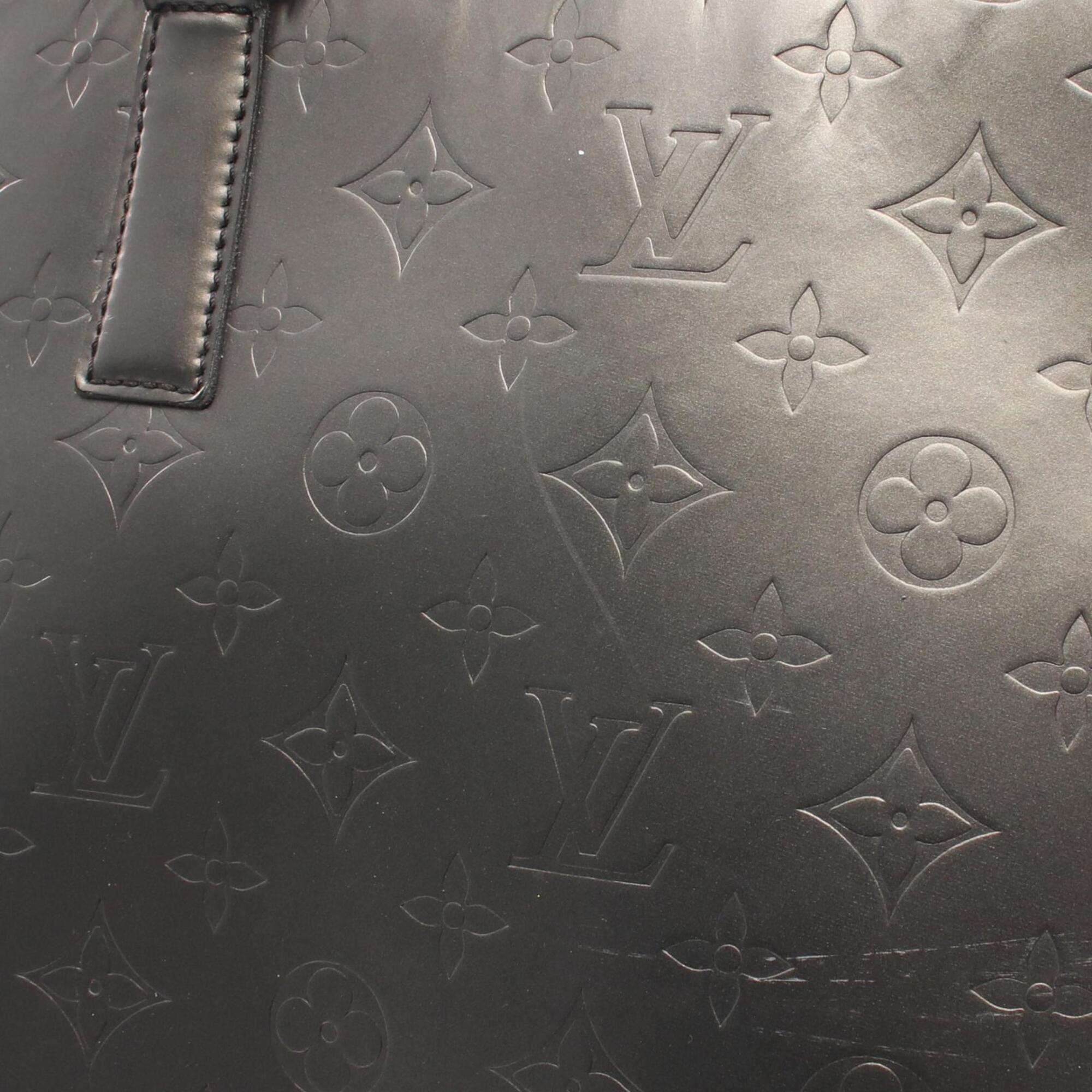 Louis Vuitton Black Noir Monogram Mat Handbag (Pre-Owned)