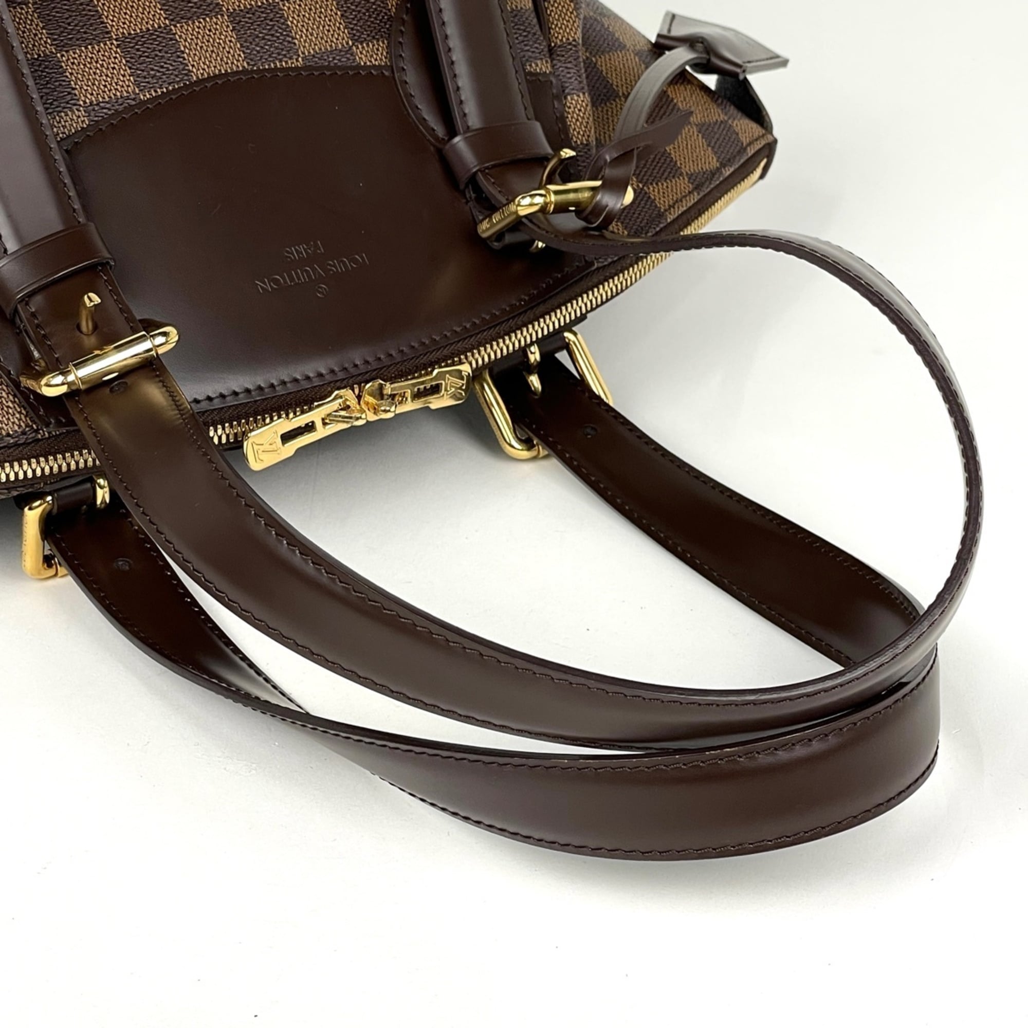 Louis Vuitton Brown Damier Canvas Handbag Shoulder Bag Tote Bag (Pre-Owned)