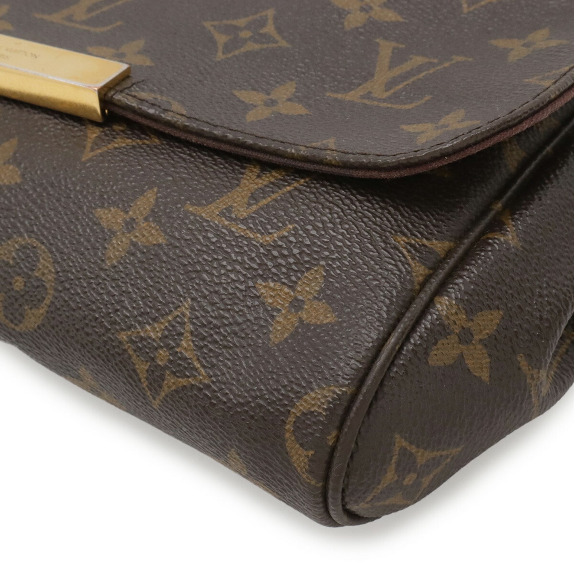 Louis Vuitton Monogram Brown Monogram Clutch Bag Shoulder Bag (Pre-Owned)