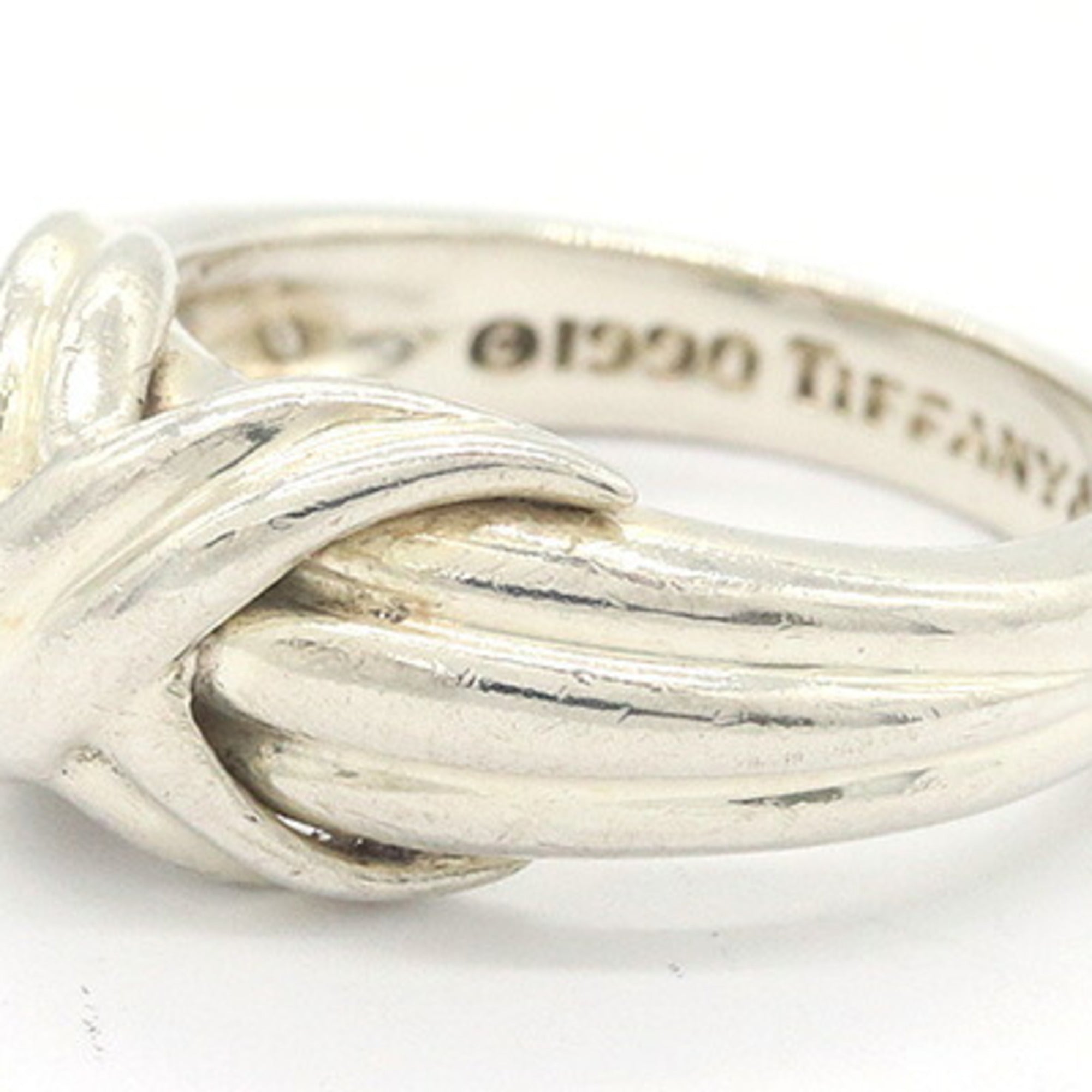 Tiffany Silver Sterling Silver 925 Band Ring (Pre-Owned)