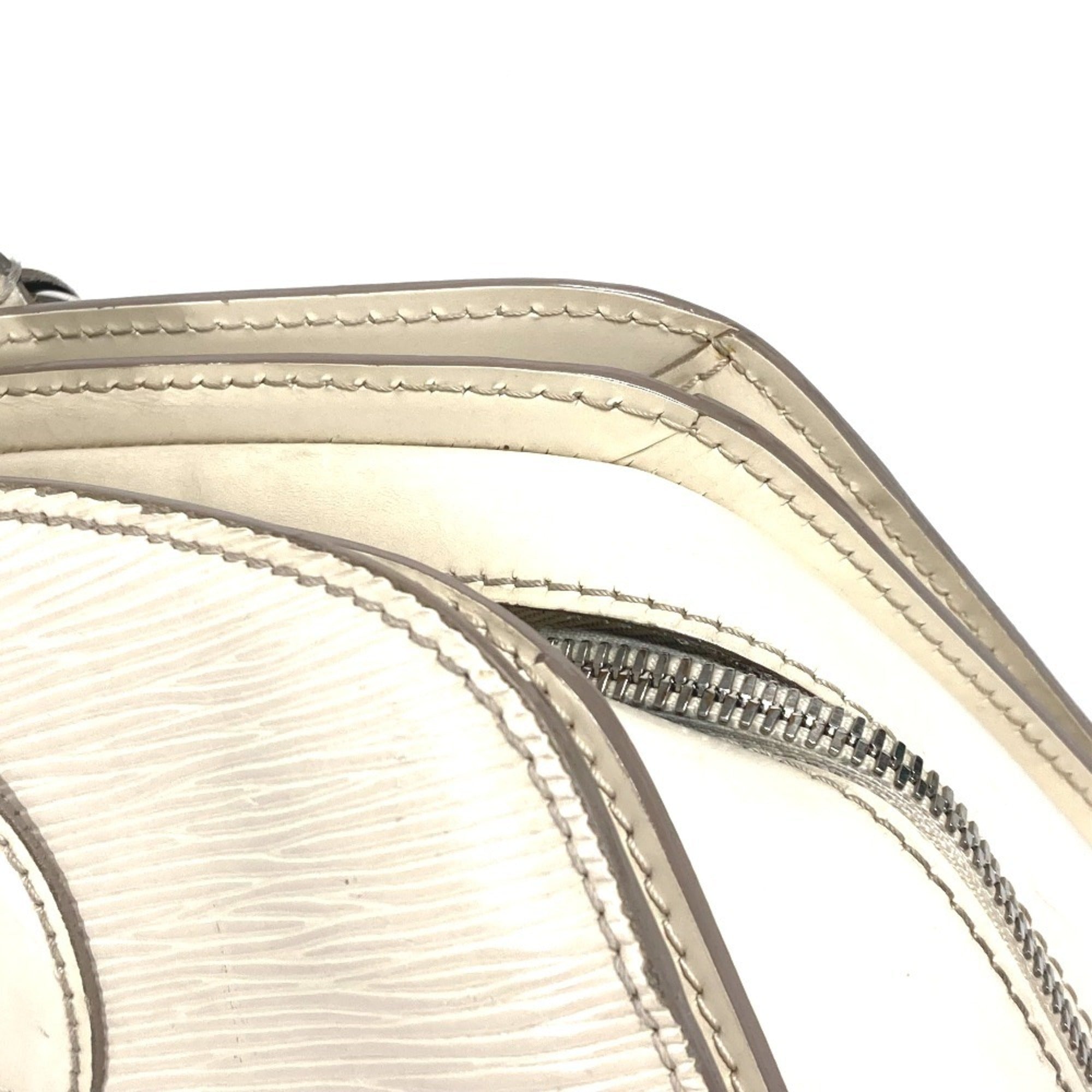 Louis Vuitton Lv Off White White Epi Leather Boston Bag Handbag (Pre-Owned)