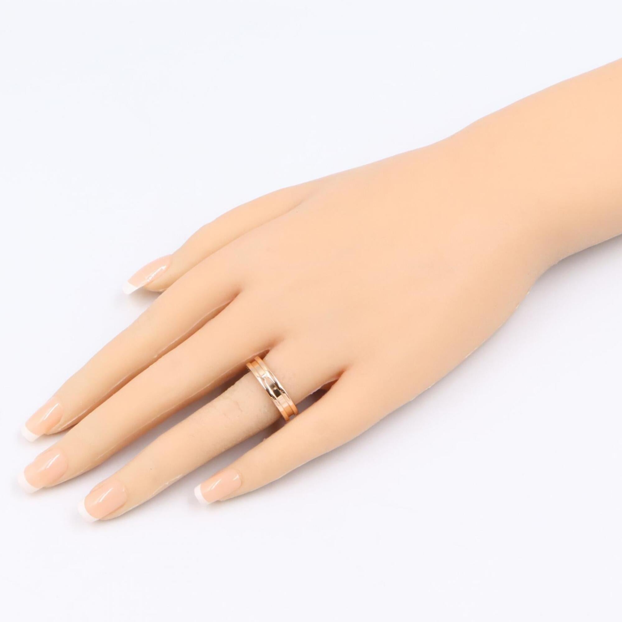 Bvlgari Gold Pink Gold (18K) Band Ring (Pre-Owned)