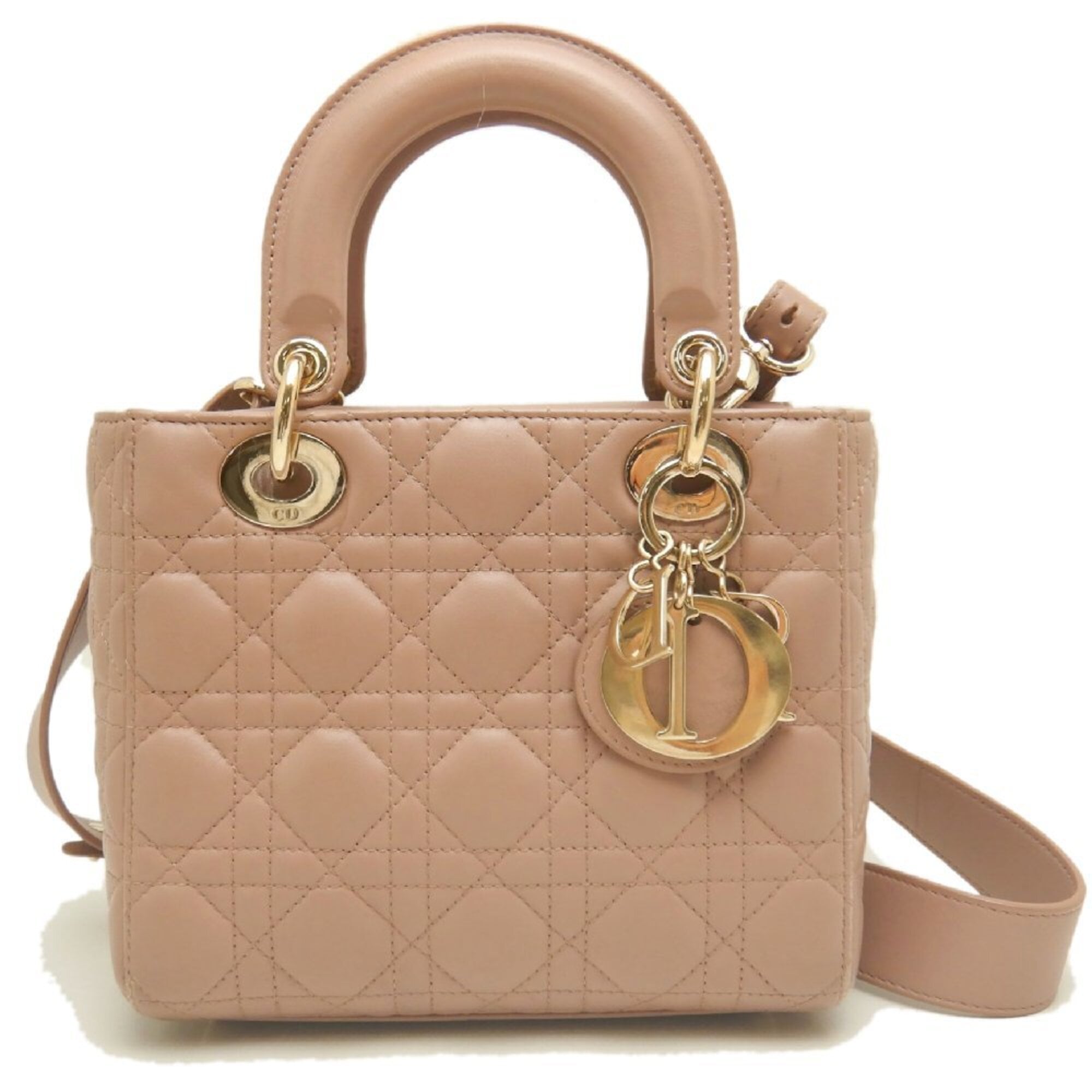 Christian Dior Pink Leather Handbag (Pre-Owned)