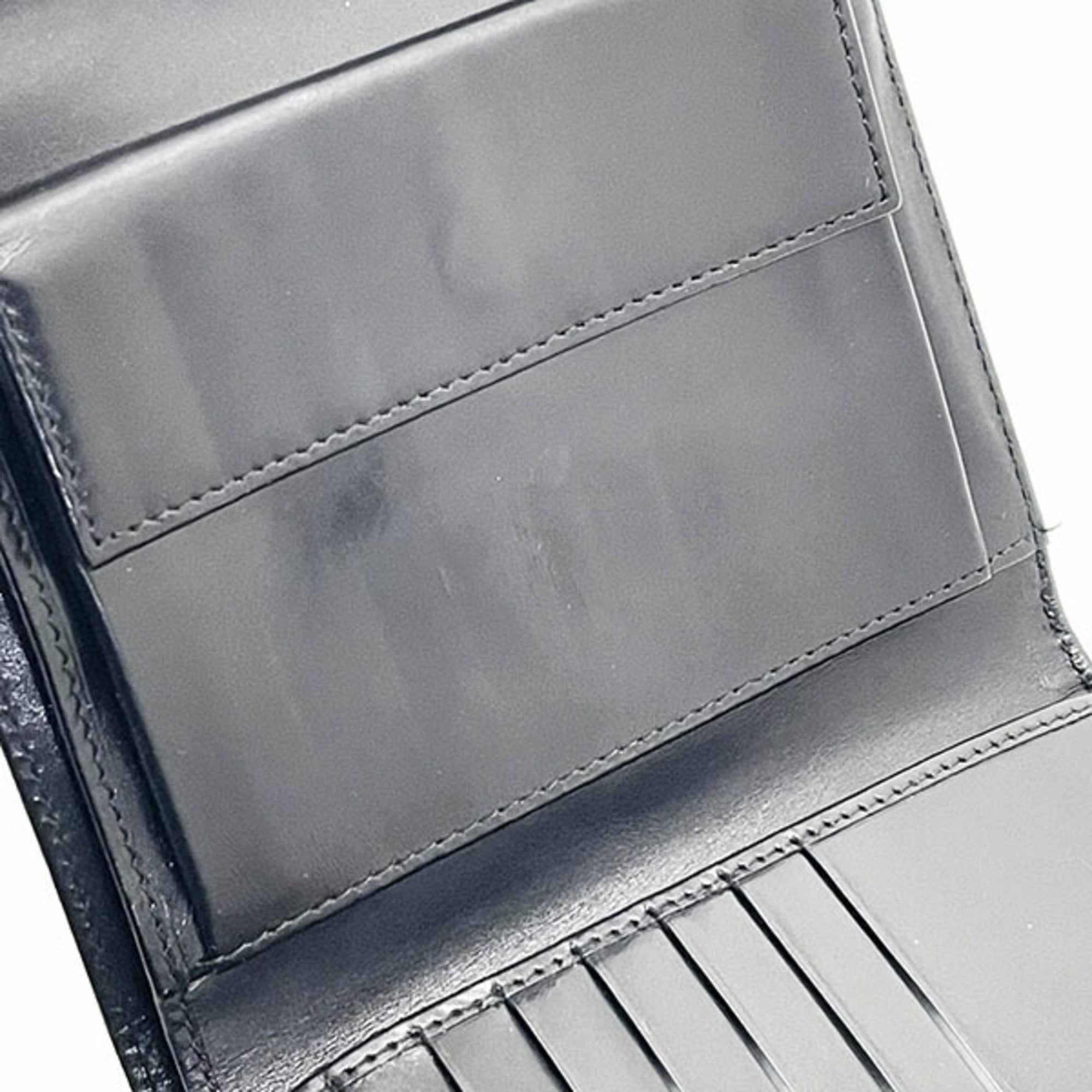Prada Black Nero Nylon Leather Wallet (Tri-Fold) (Pre-Owned)