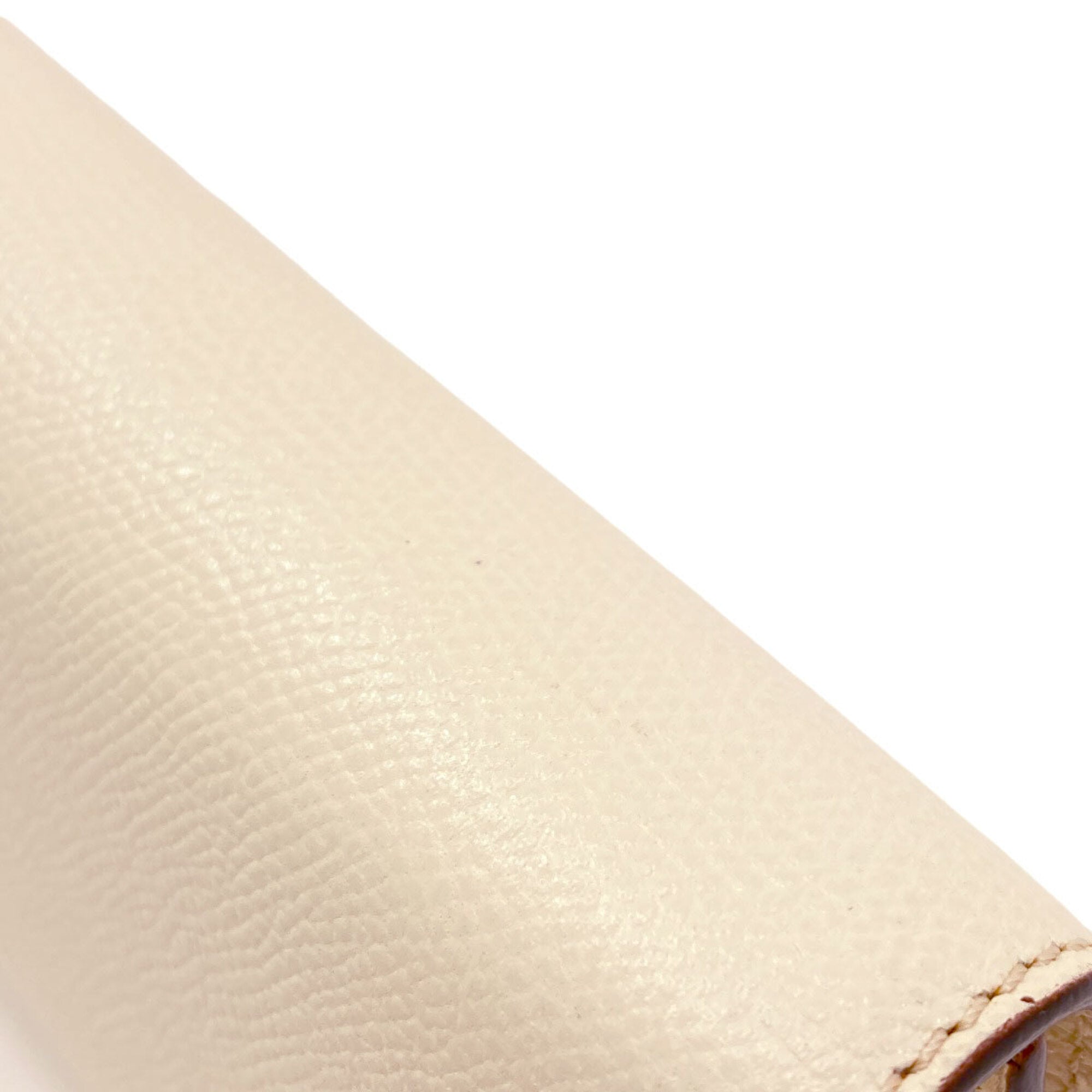 Valextra White Leather Clutch Bag (Pre-Owned)