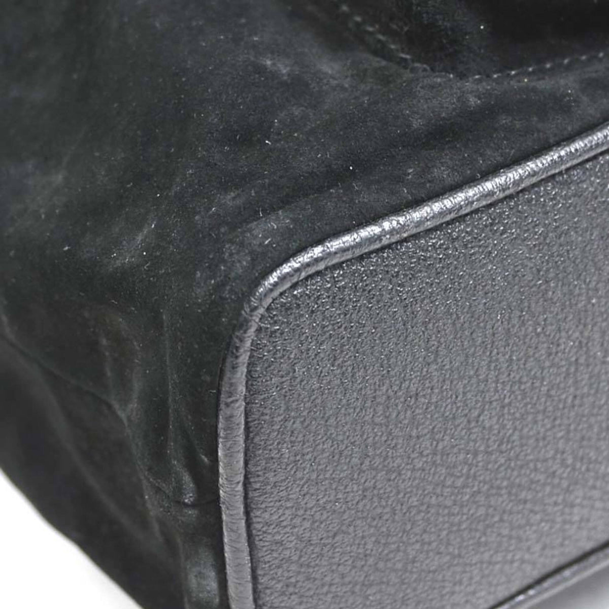 Gucci Black Suede Backpack (Pre-Owned)