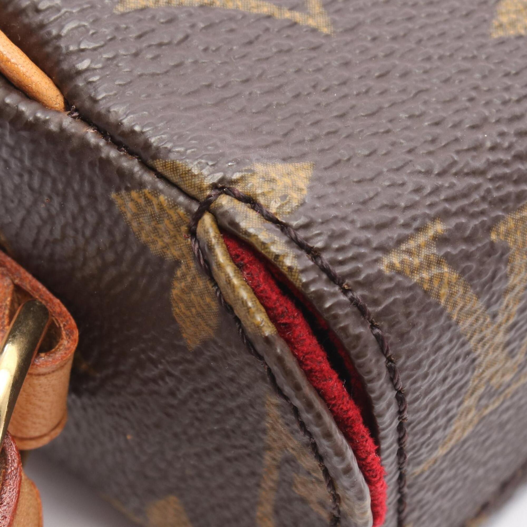Louis Vuitton Brown Monogram Pvc Coated Canvas Leather Handbag (Pre-Owned)