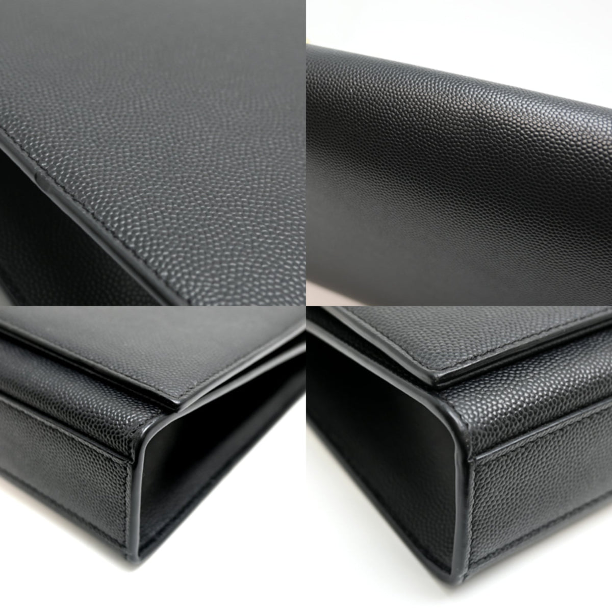 Saint Laurent Black Leather Shoulder Bag (Pre-Owned)