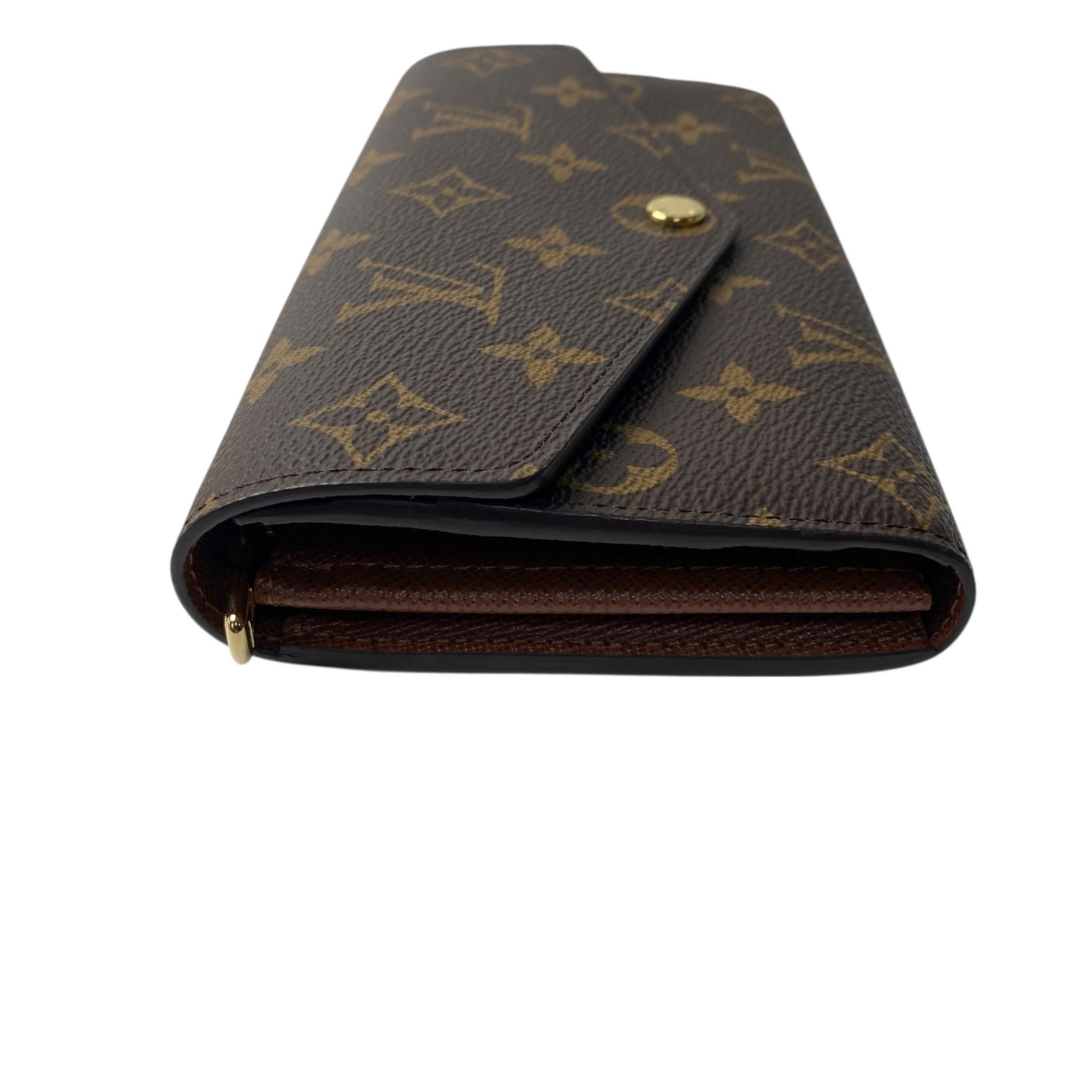 Louis Vuitton Monogram Brown Pvc Long Wallet (Bi-Fold) (Pre-Owned)