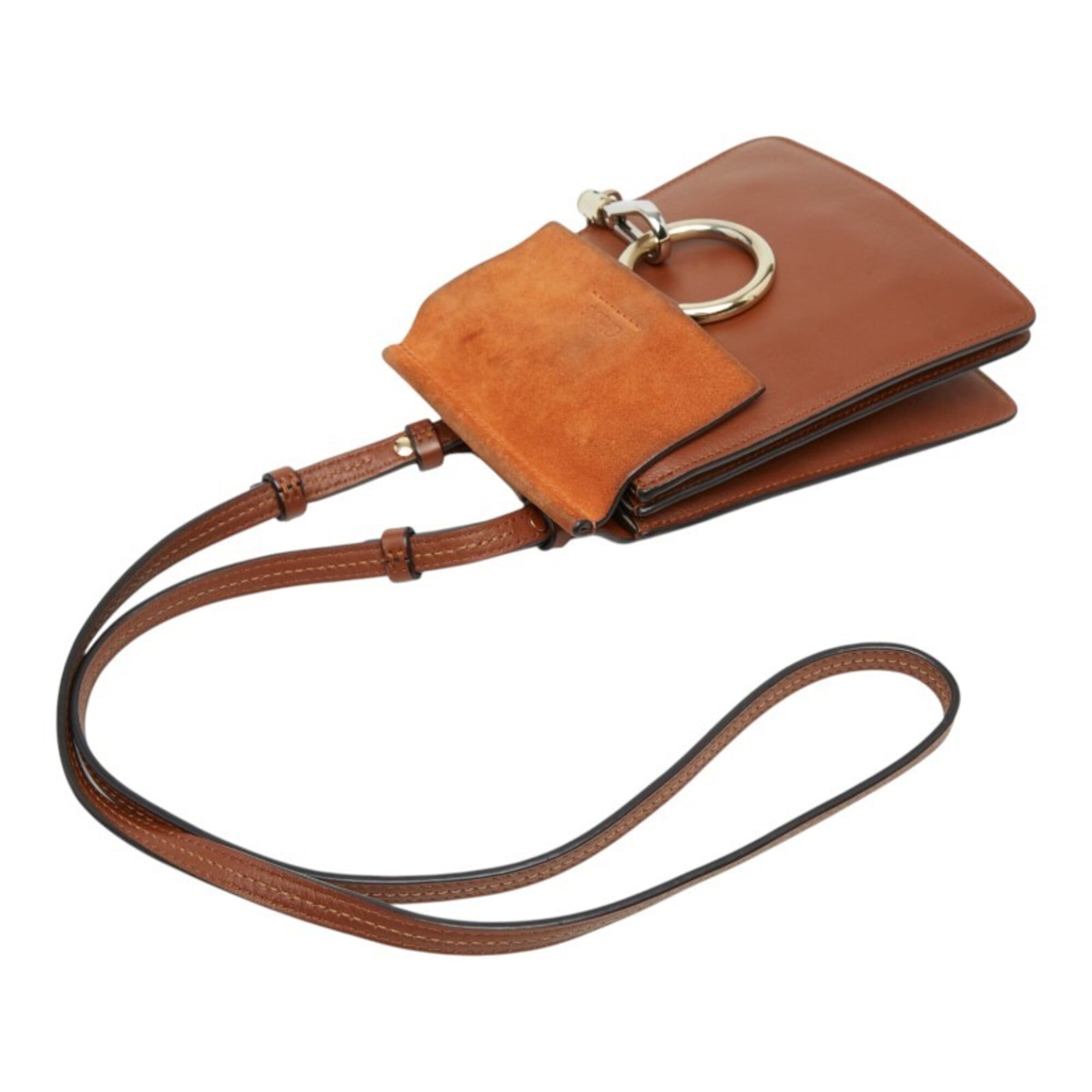 Chloé Brown Leather Suede Shoulder Bag (Pre-Owned)