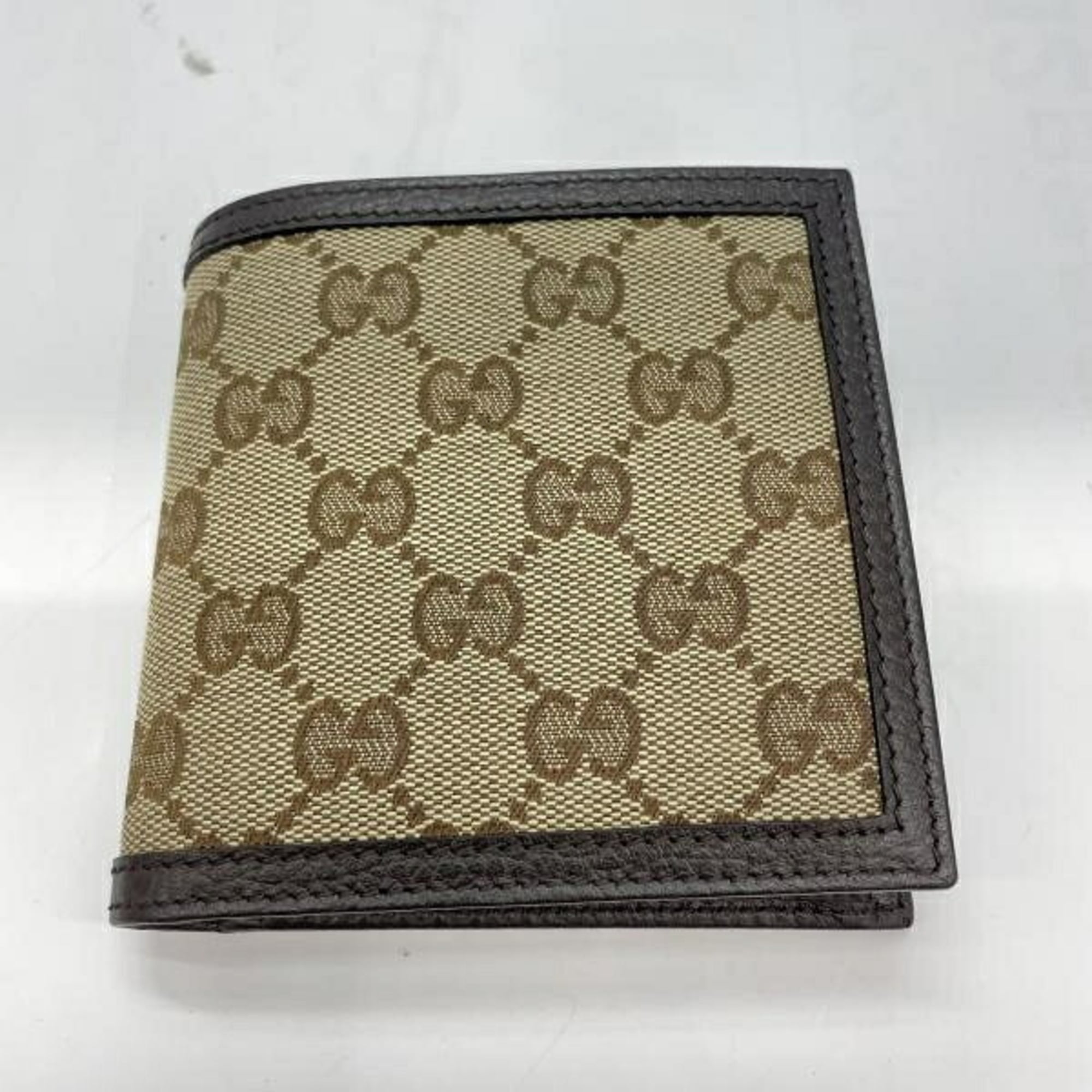 Gucci Brown Gg Canvas Wallet (Bi-Fold) (Pre-Owned)