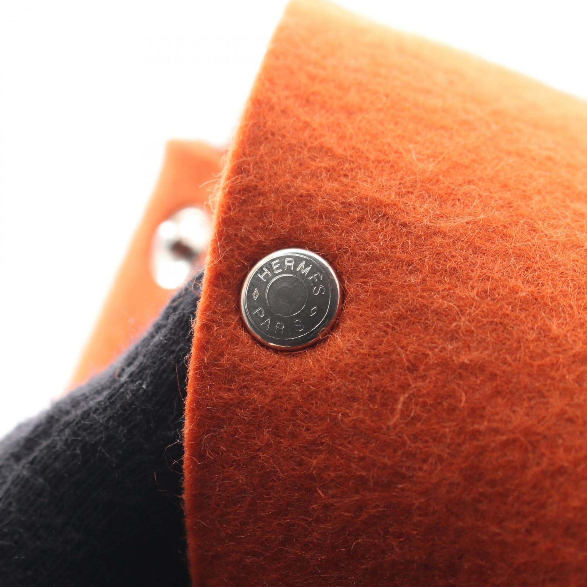 Hermes Orange Felt Handbag Pouch (Pre-Owned)