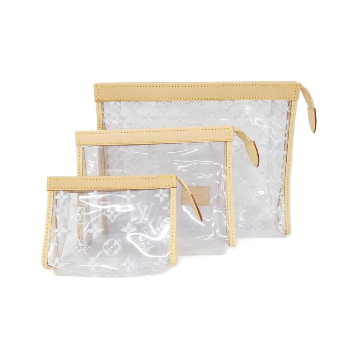 Louis Vuitton Natural Polyester Handbag Pouch (Pre-Owned)