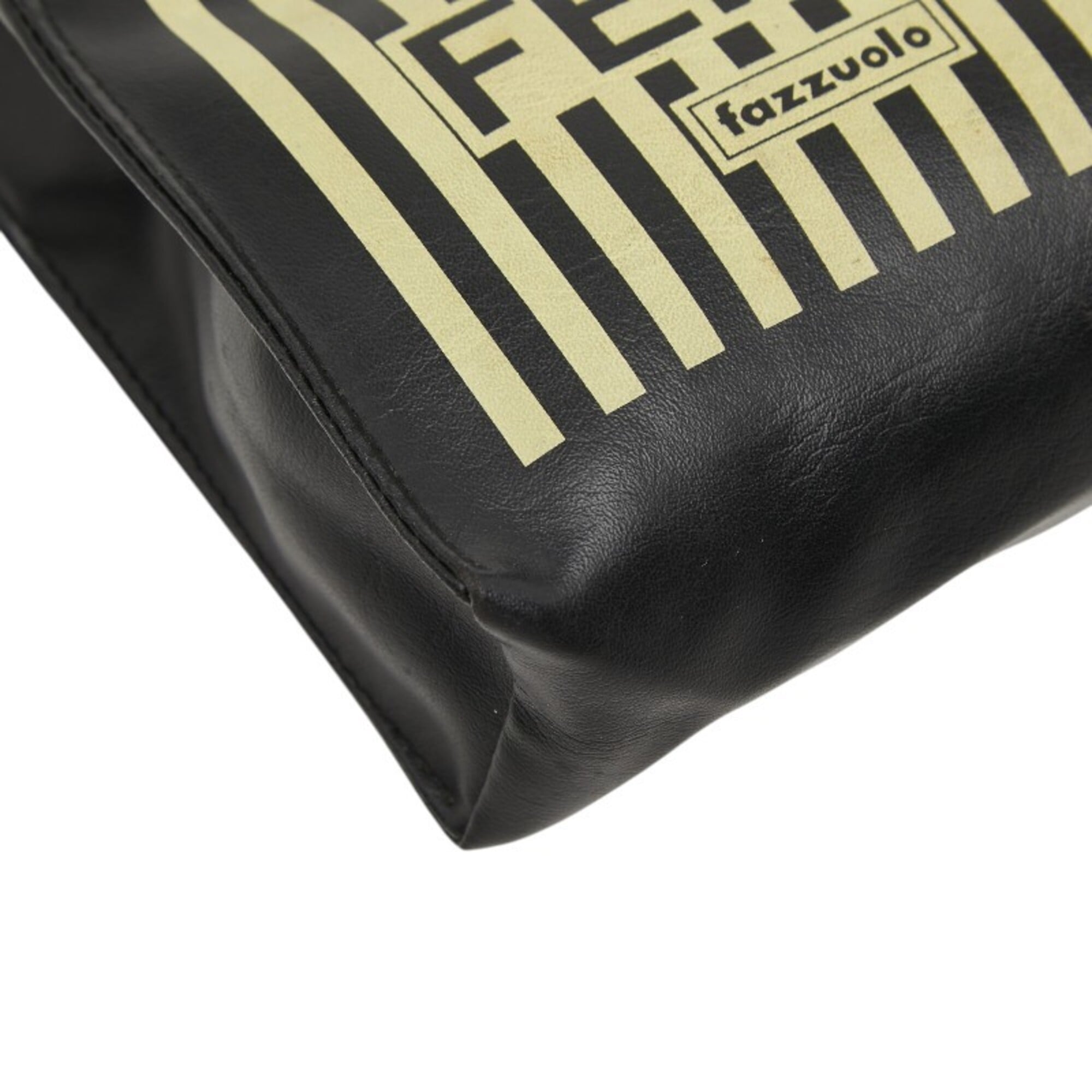 Fendi Black Yellow Leather Handbag (Pre-Owned)