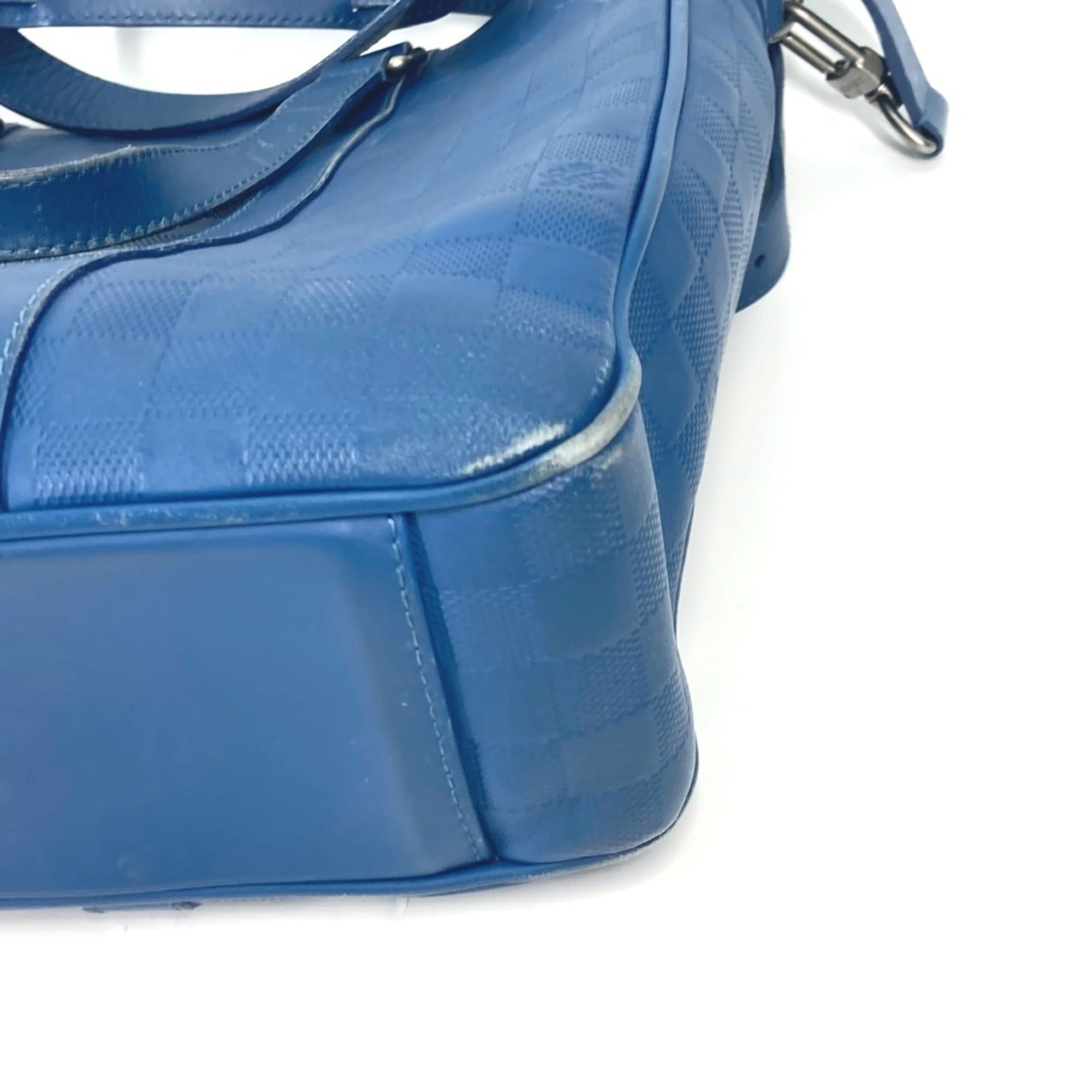 Louis Vuitton Blue Galle Damier Infini Shoulder Bag Tote Bag (Pre-Owned)