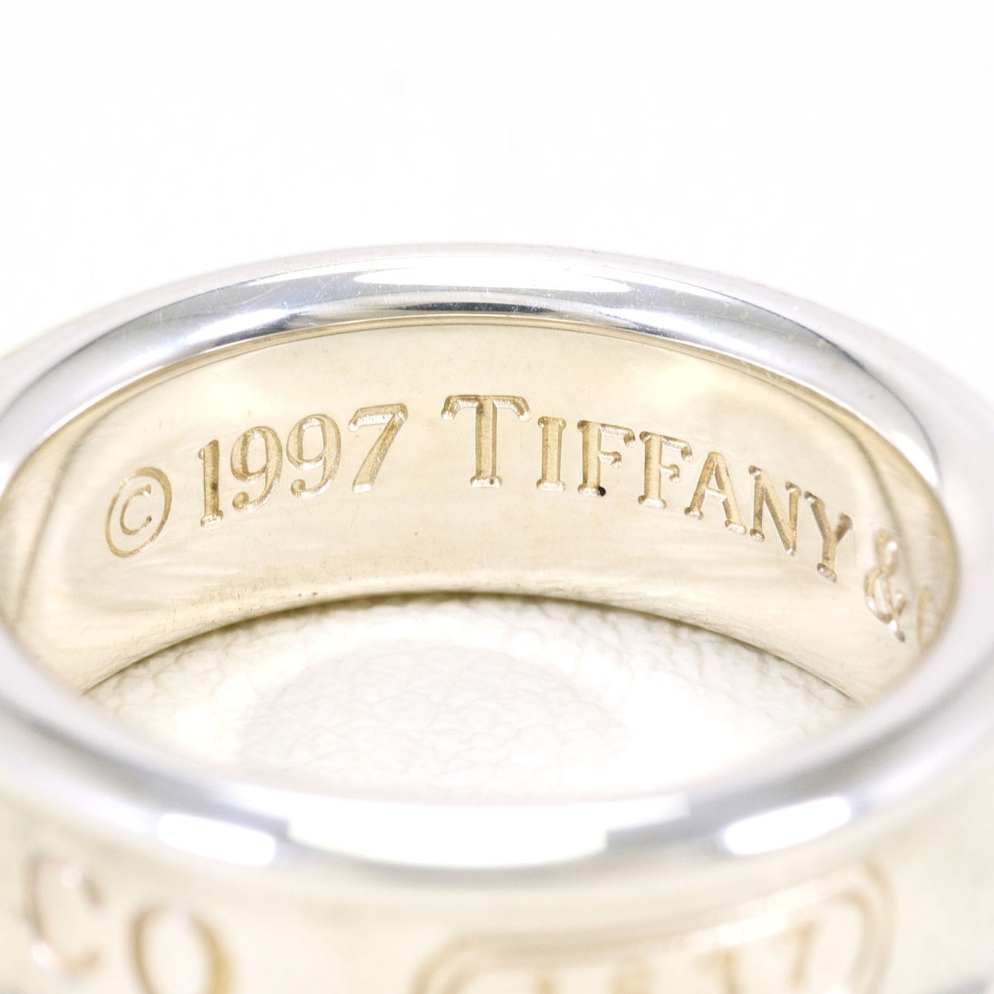 Tiffany 1837 Silver 925 Band Ring (Pre-Owned)
