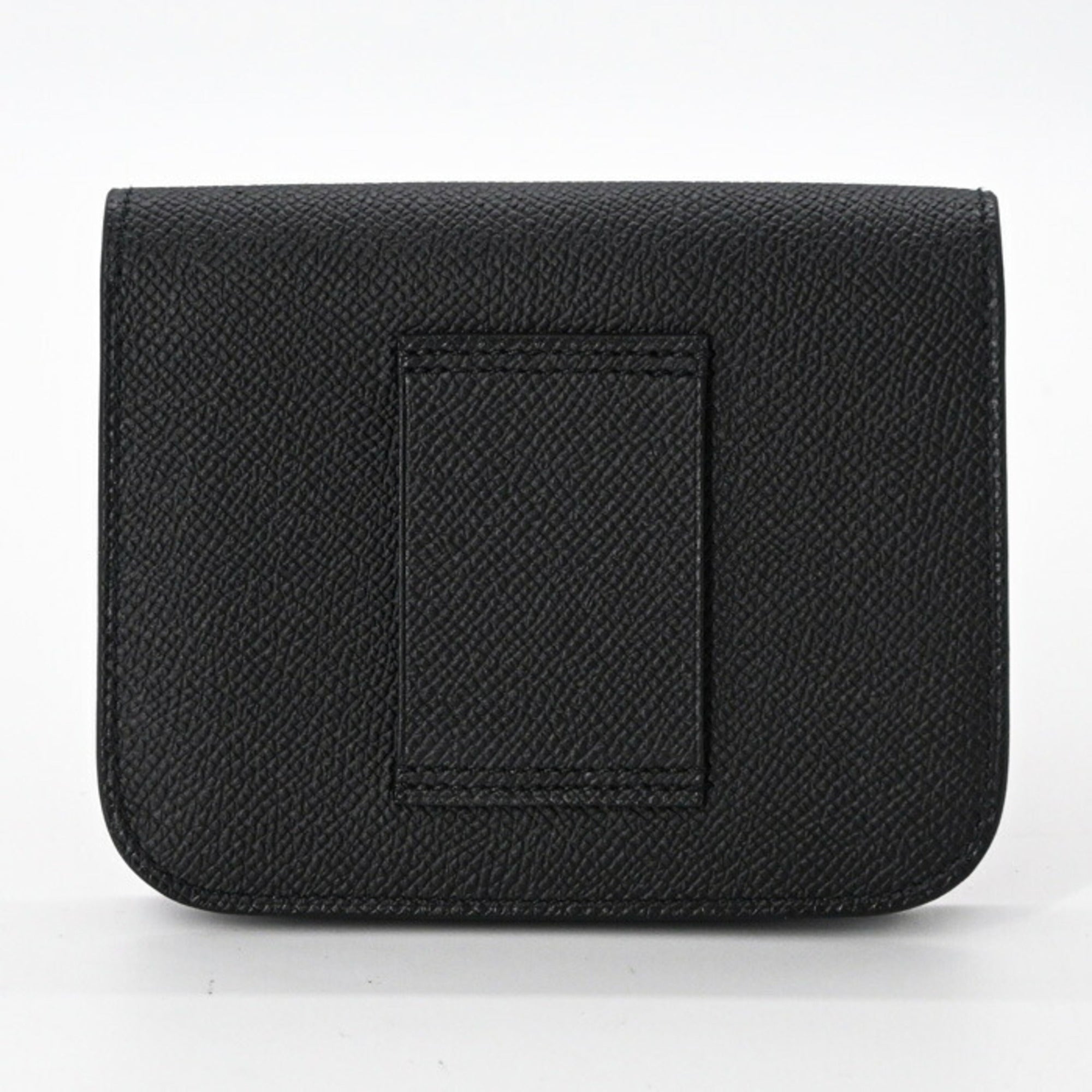 Hermes Constance Black Epsom Leather Wallet (Bi-Fold) (Pre-Owned)