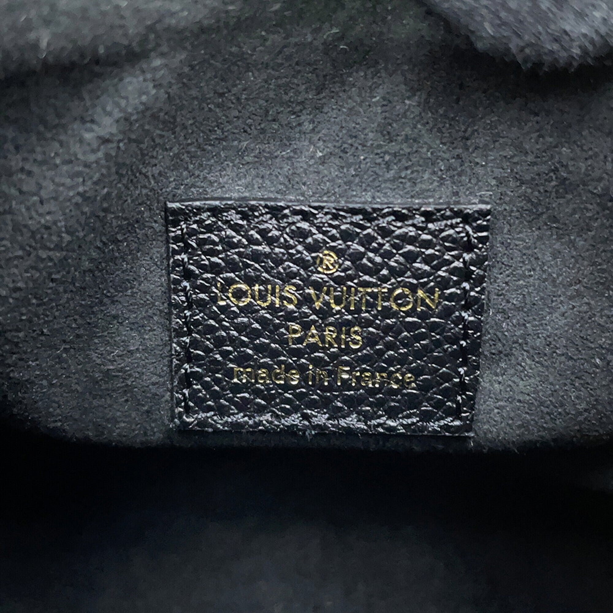 Louis Vuitton Black Monogram Noir Monogram Empreinte Handbag (Pre-Owned)