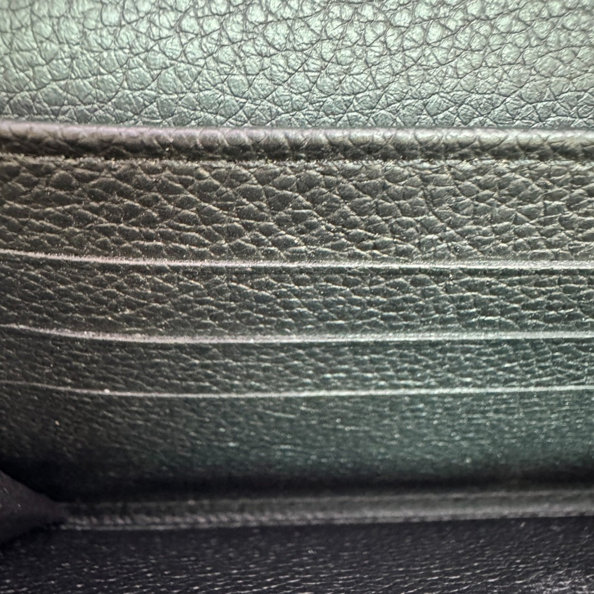 Louis Vuitton Monogram Empreinte Black Noir Leather Long Wallet (Bi-Fold) (Pre-Owned)