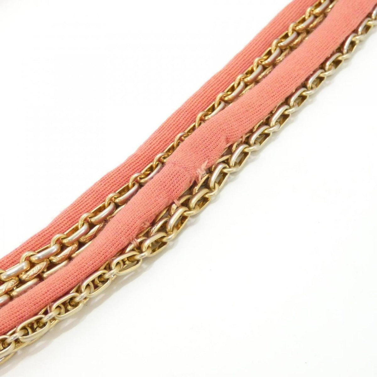 Chanel Pink Canvas Shoulder Bag (Pre-Owned)