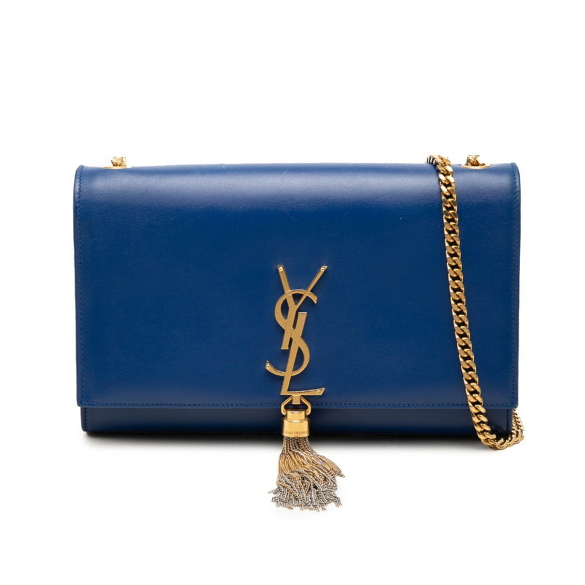 Saint Laurent Blue Leather Shoulder Bag (Pre-Owned)