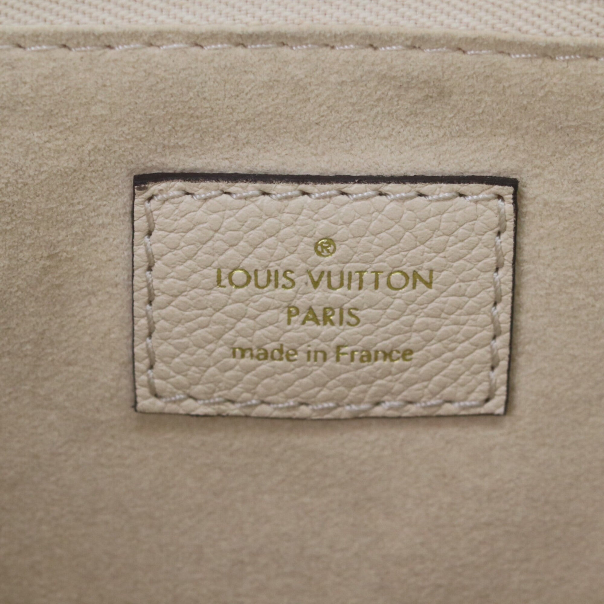 Louis Vuitton Ivory Monogram Empreinte Pouch Tote Bag (Pre-Owned)