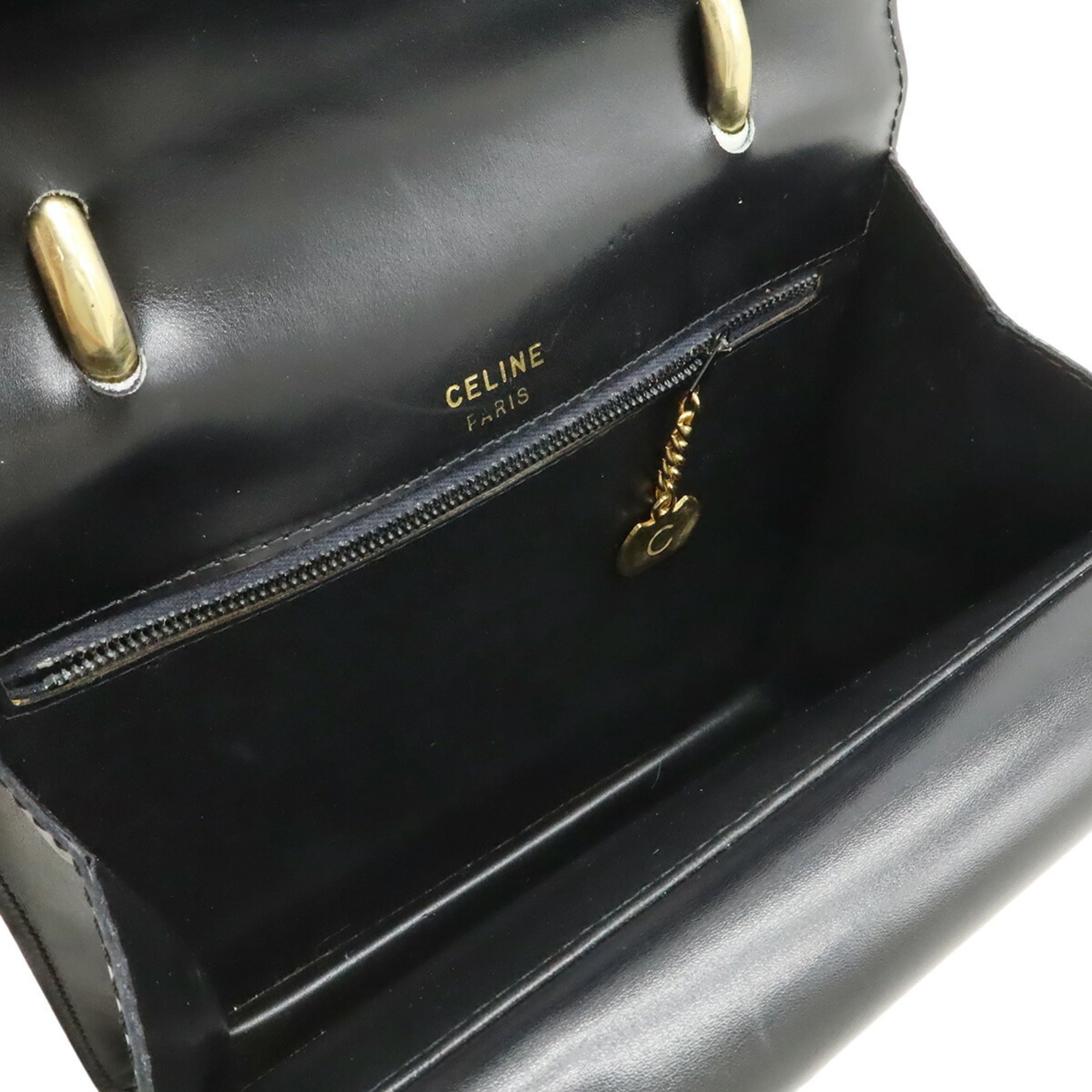 Celine Black Leather Handbag (Pre-Owned)