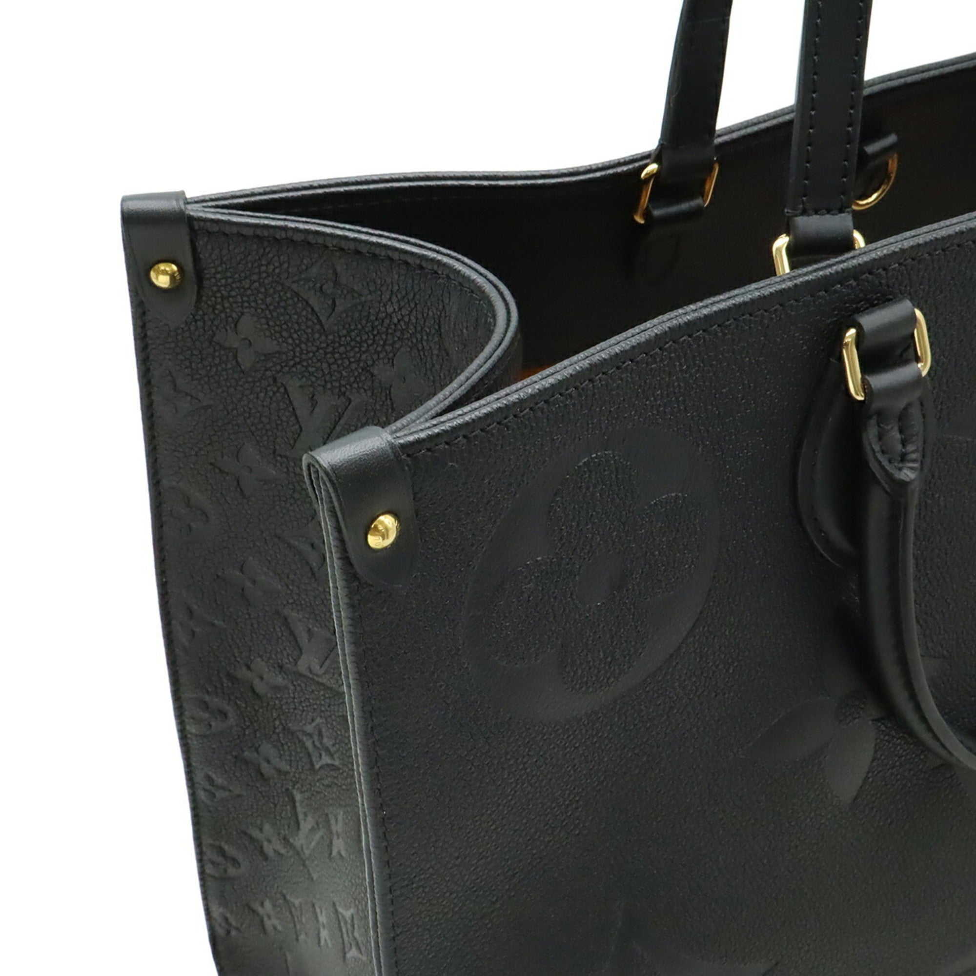 Louis Vuitton Noir Monogram Empreinte Leather Shoulder Bag Tote Bag (Pre-Owned)