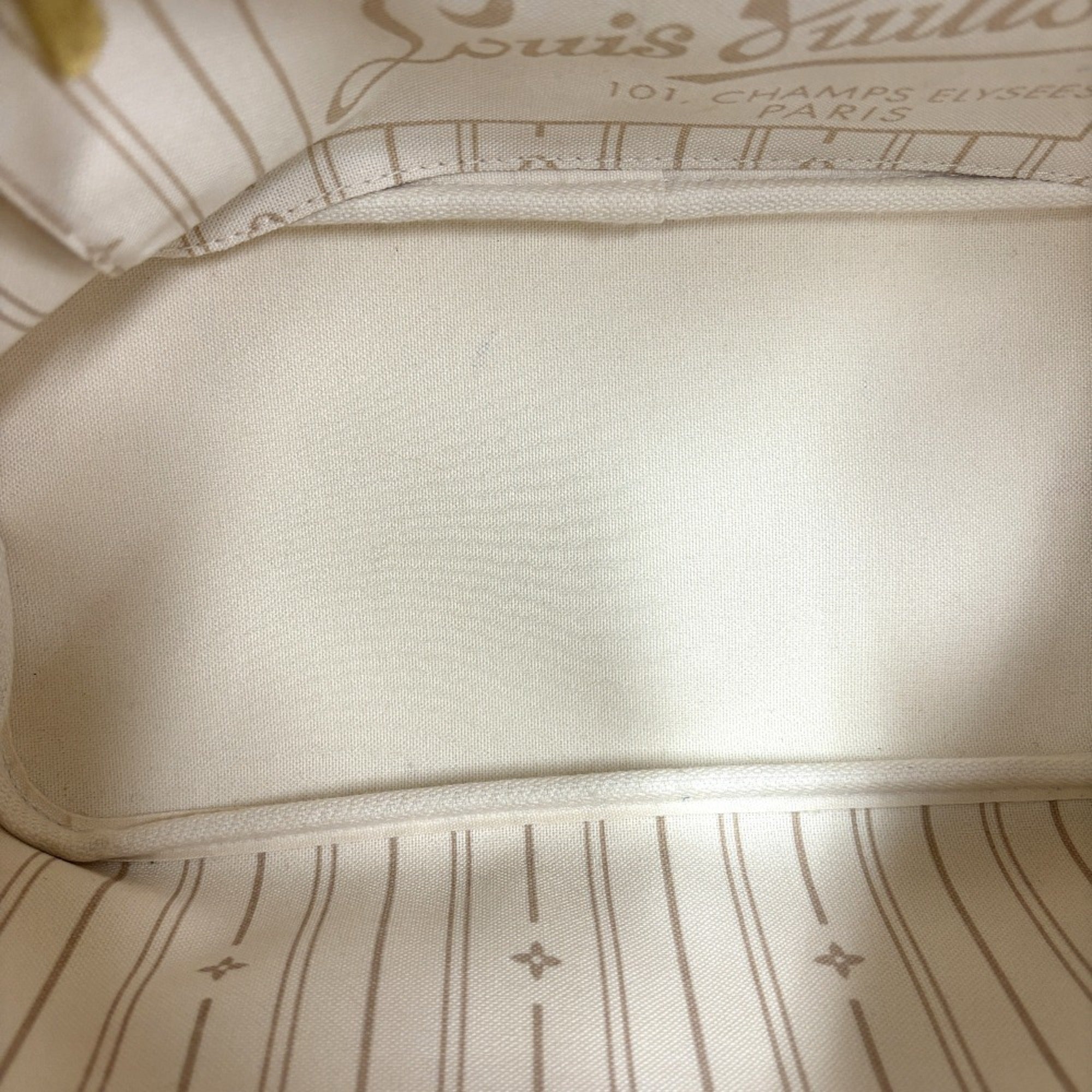 Louis Vuitton Navy White Damier Azur Tote Bag (Pre-Owned)