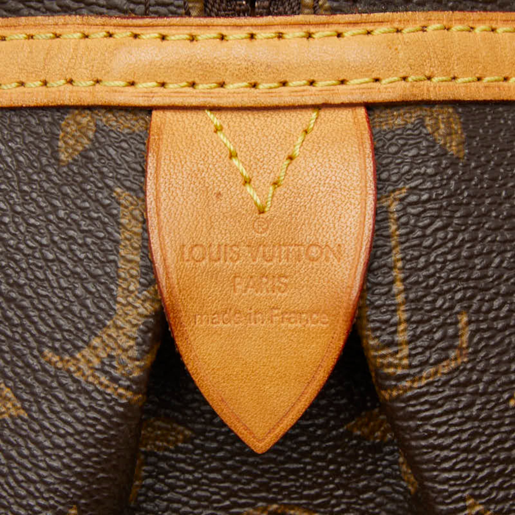 Louis Vuitton Brown Pvc Leather Handbag Shoulder Bag (Pre-Owned)